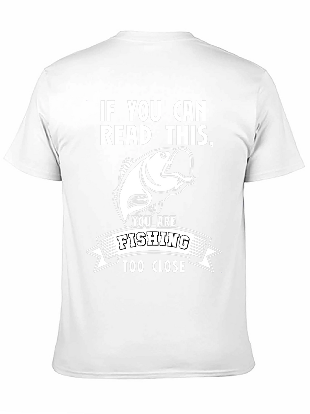 Fishing Too Close Graphic Tee