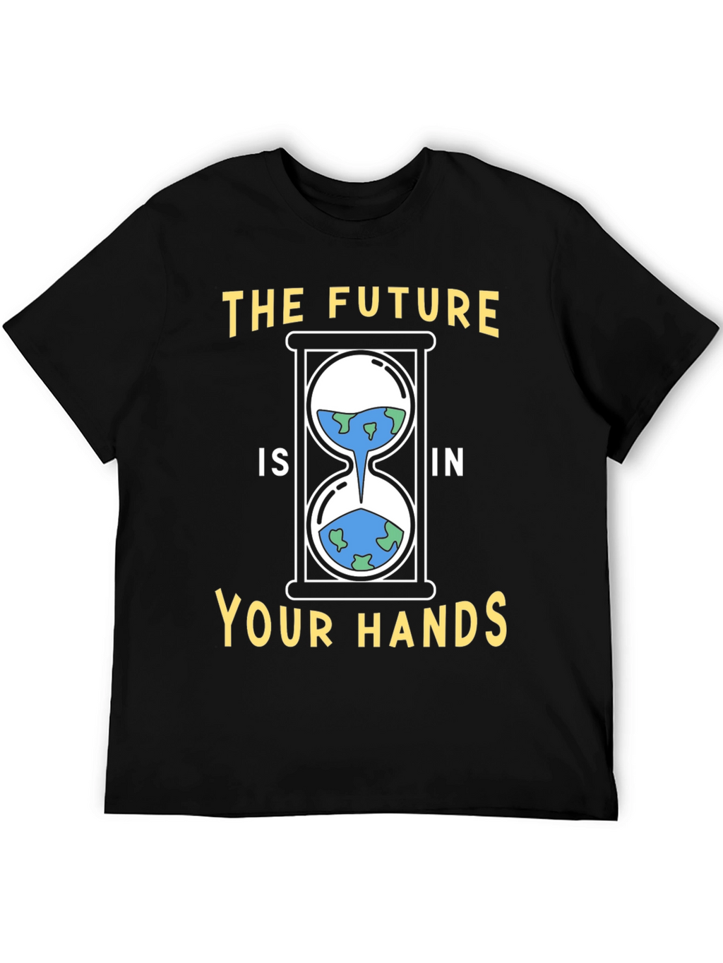 Earth Hourglass Graphic Tee - Save the Planet