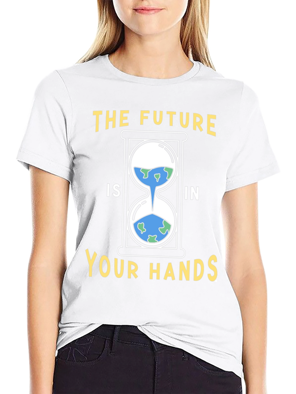 Earth Hourglass Graphic Tee - Save the Planet