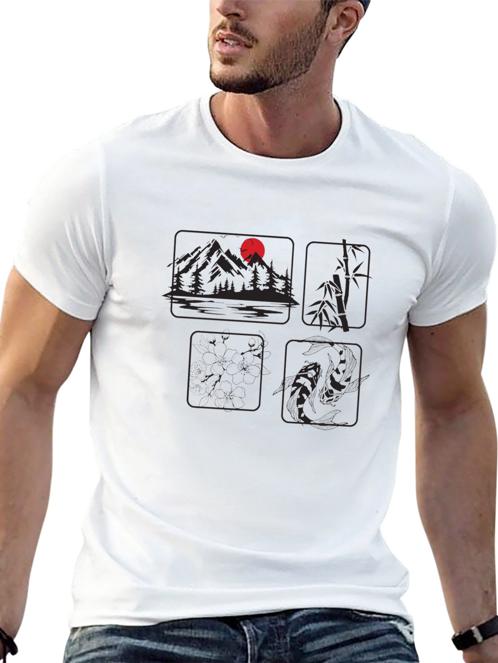 Nature Inspired Graphic Tee