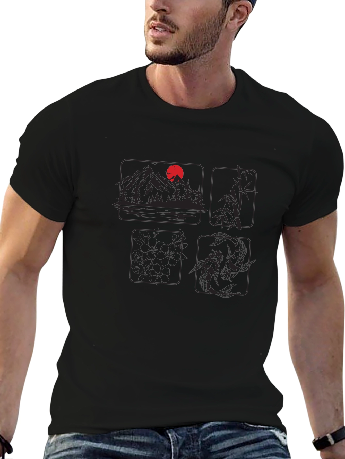 Nature Inspired Graphic Tee