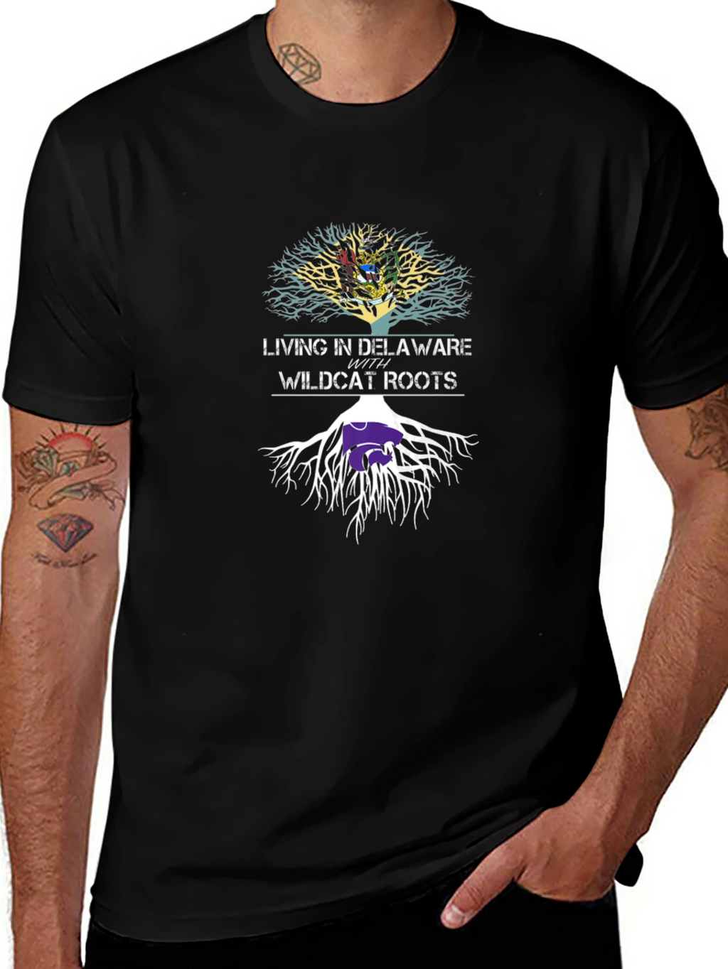 Delaware Wildcat Roots Graphic Tee