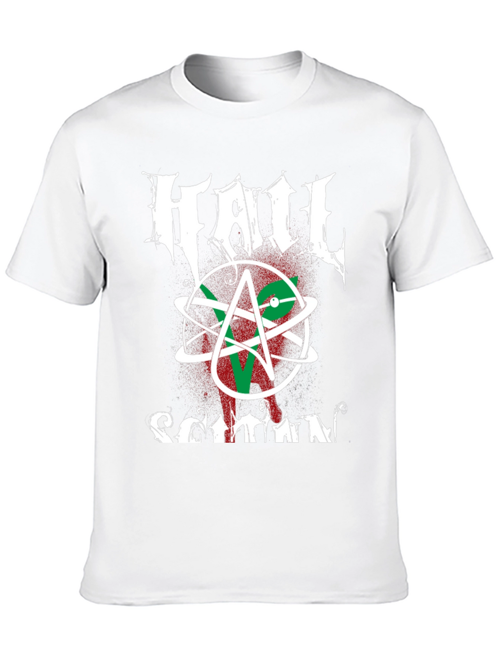 Hail Satan Graphic Tee - Black Cotton T-Shirt