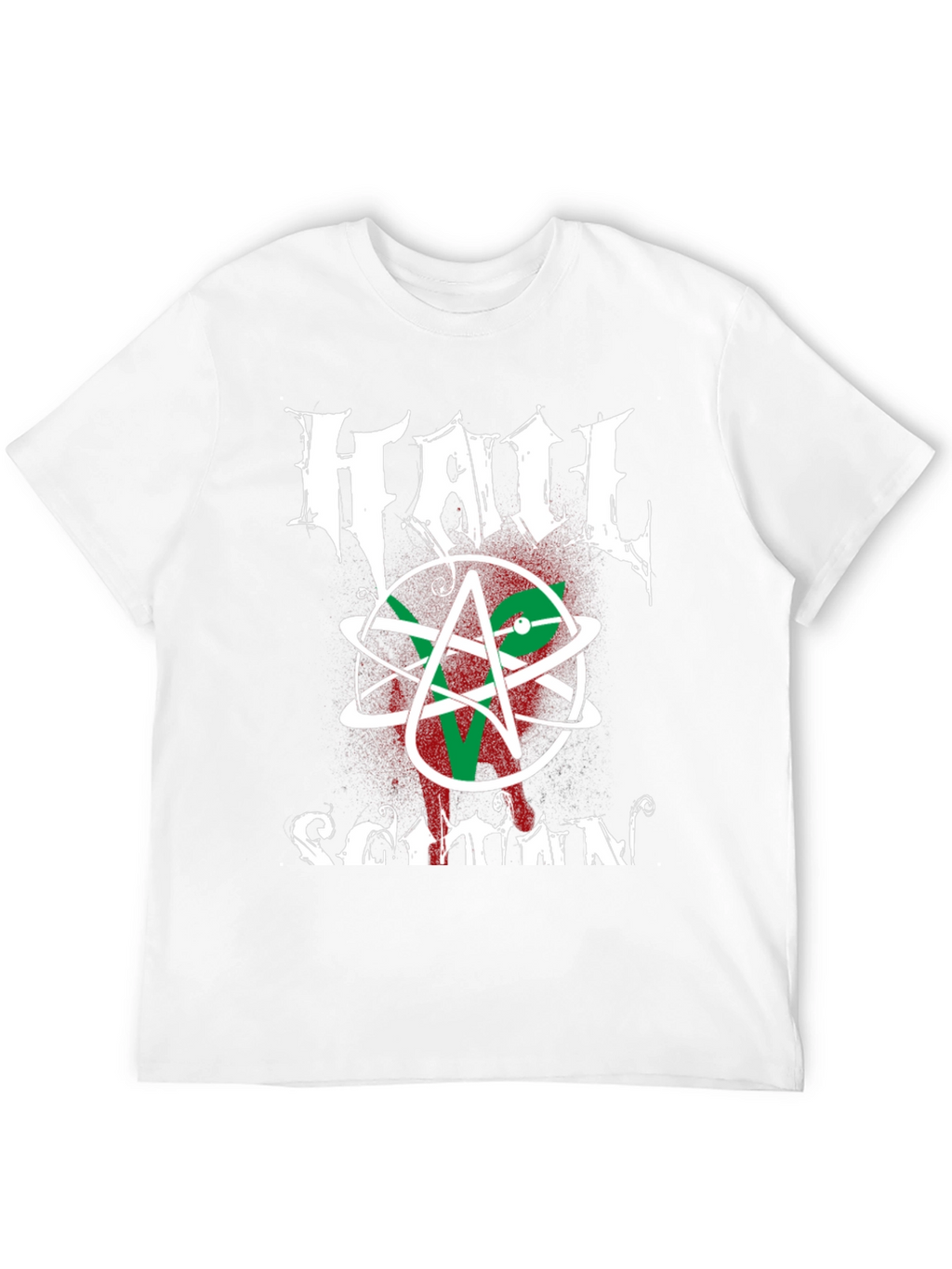 Hail Satan Graphic Tee - Black Cotton T-Shirt