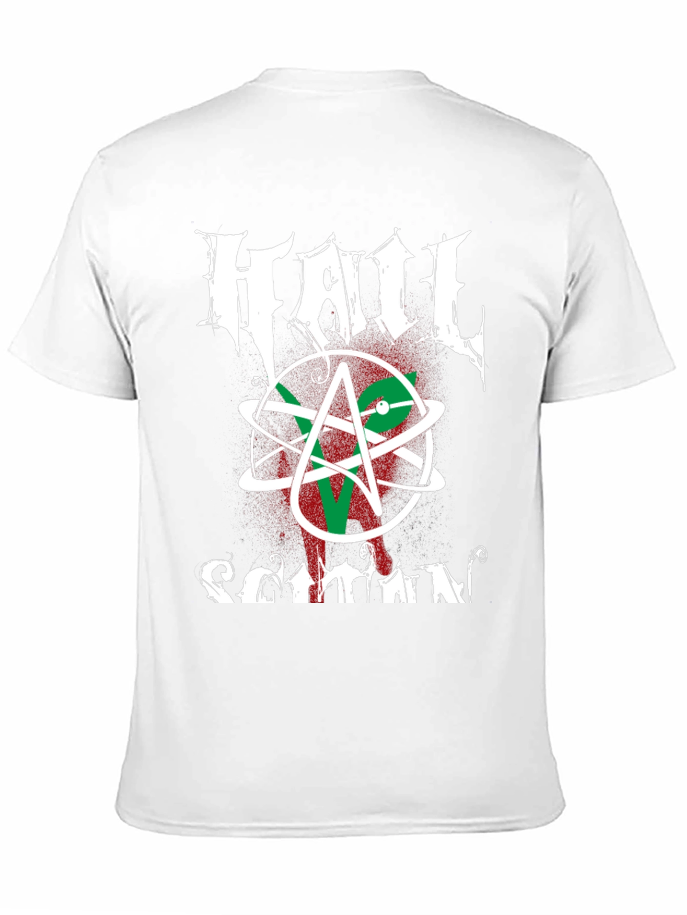 Hail Satan Graphic Tee - Black Cotton T-Shirt