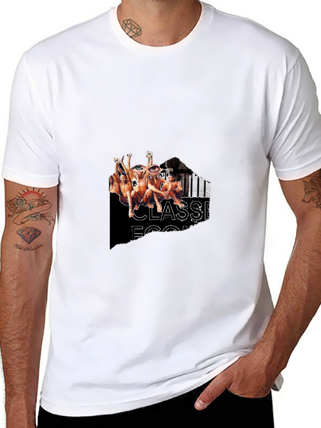 Black Graphic Tee - Classic Rock Band