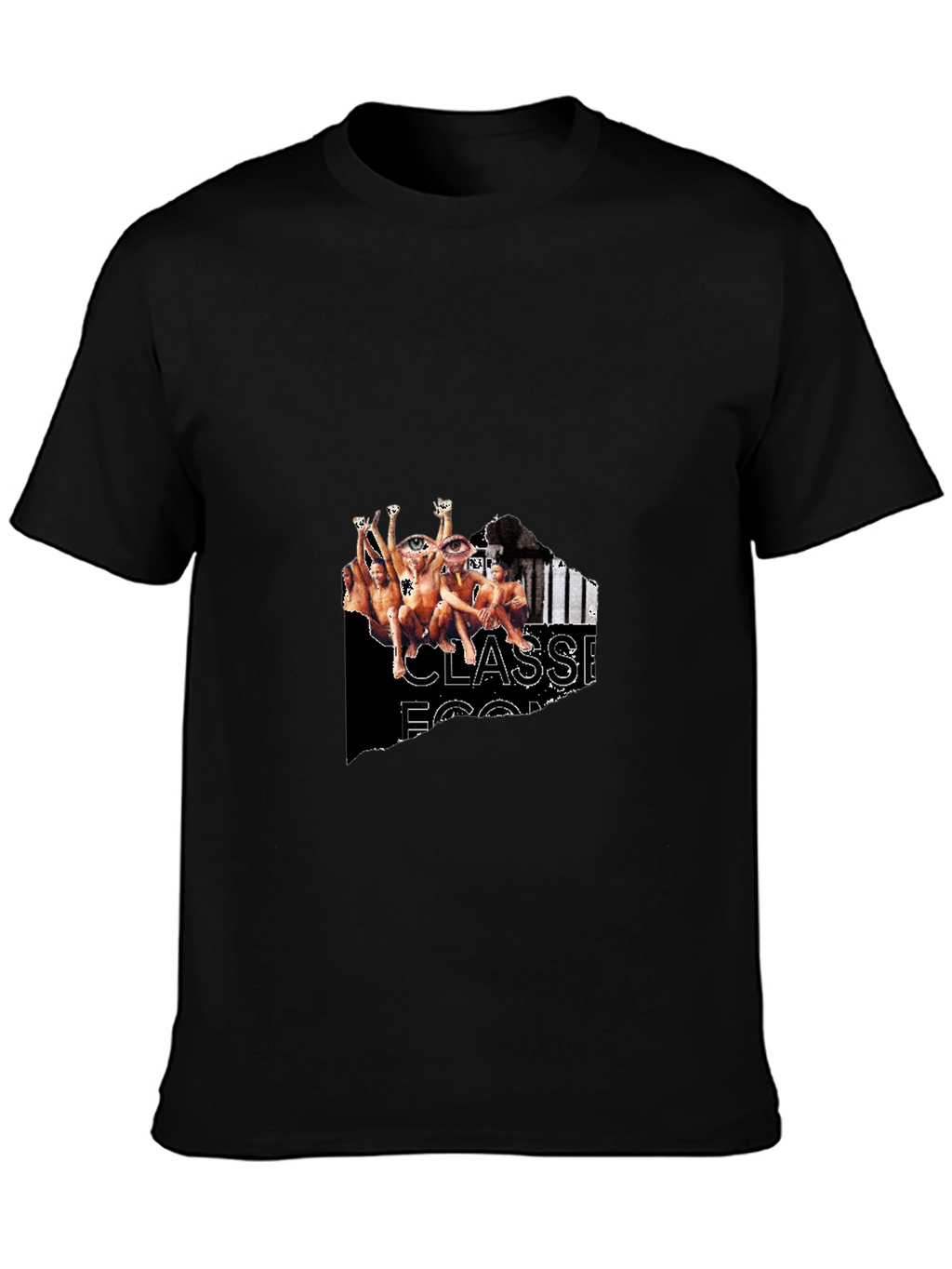 Black Graphic Tee - Classic Rock Band