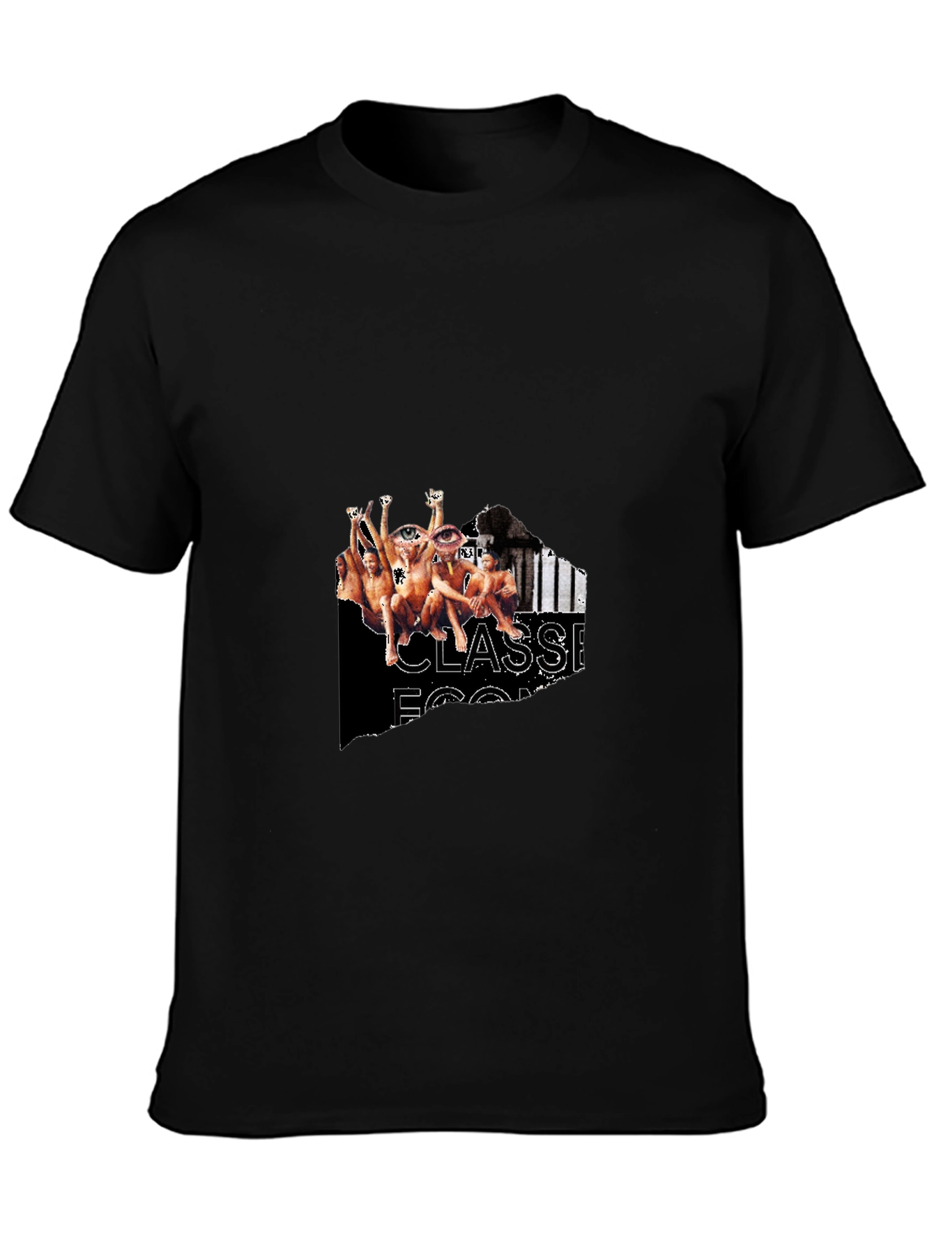 Black Graphic Tee - Classic Rock Band