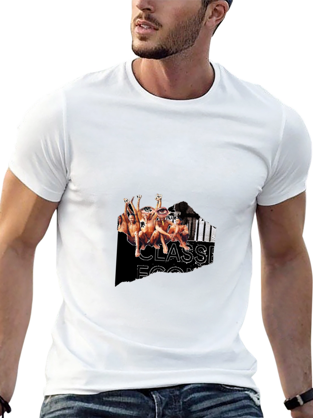 Black Graphic Tee - Classic Rock Band