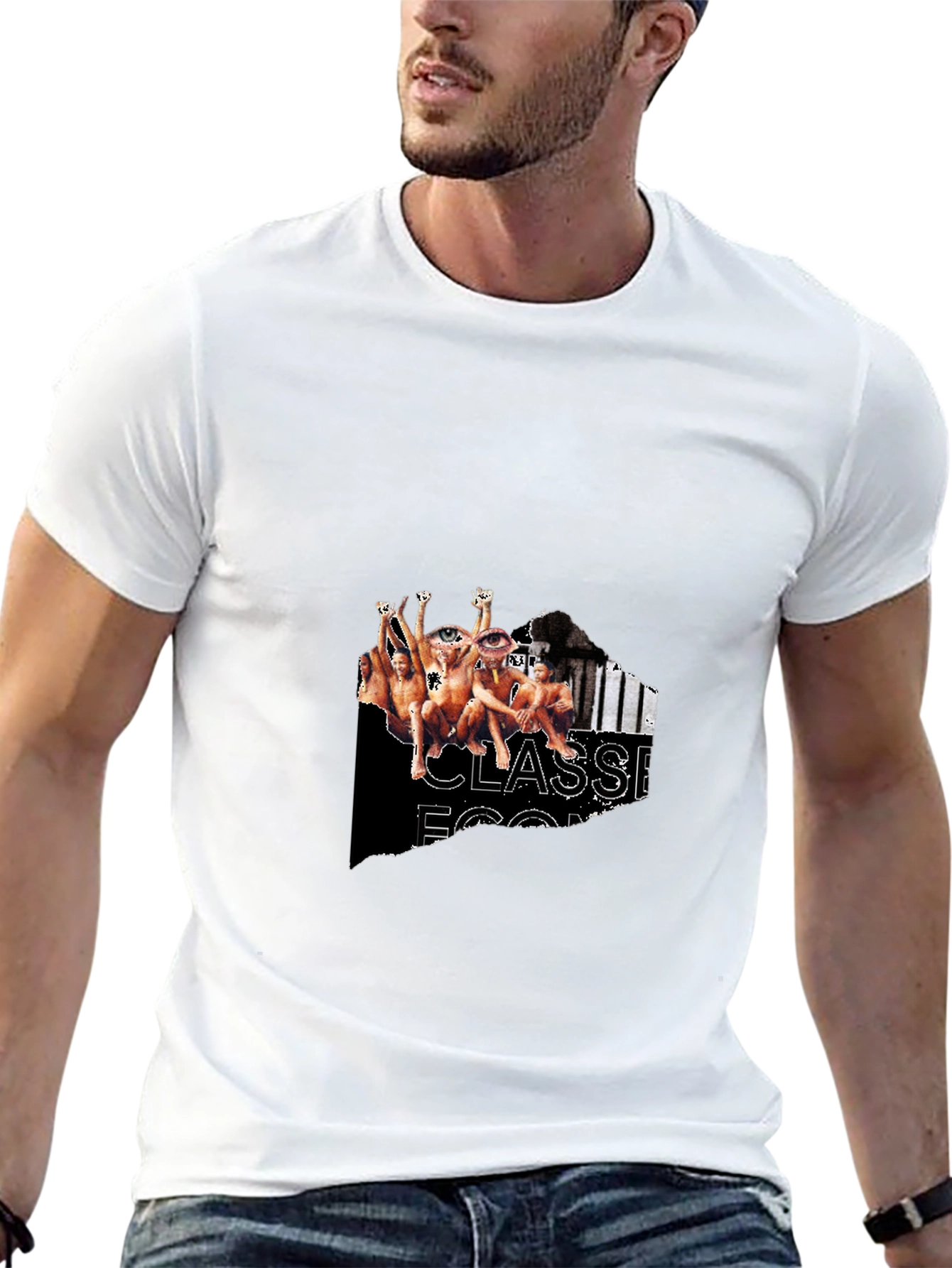 Black Graphic Tee - Classic Rock Band
