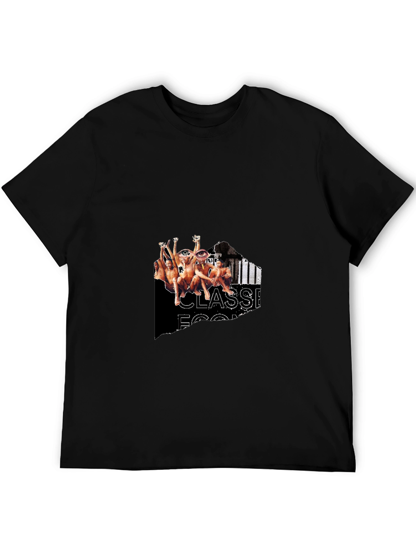 Black Graphic Tee - Classic Rock Band