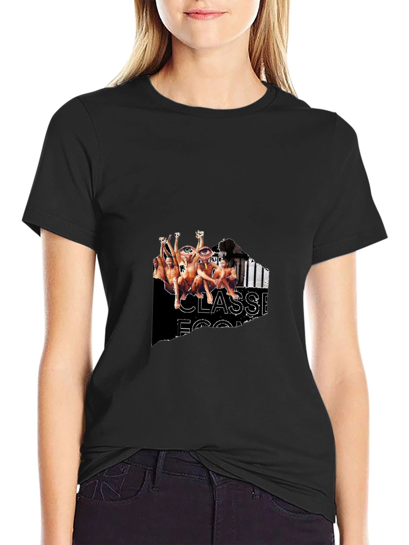 Black Graphic Tee - Classic Rock Band