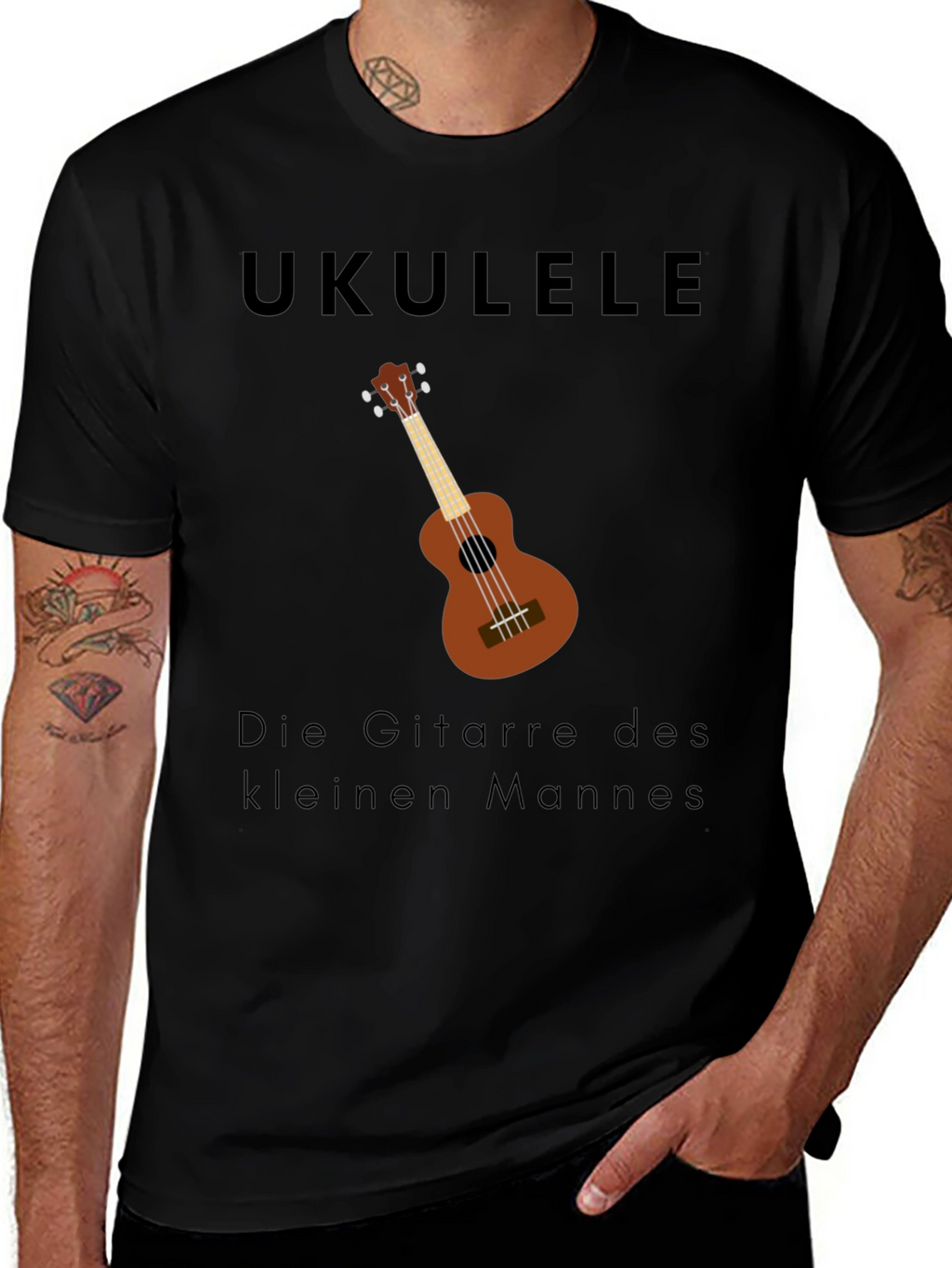 Ukulele Guitar Funny Musician T-Shirt