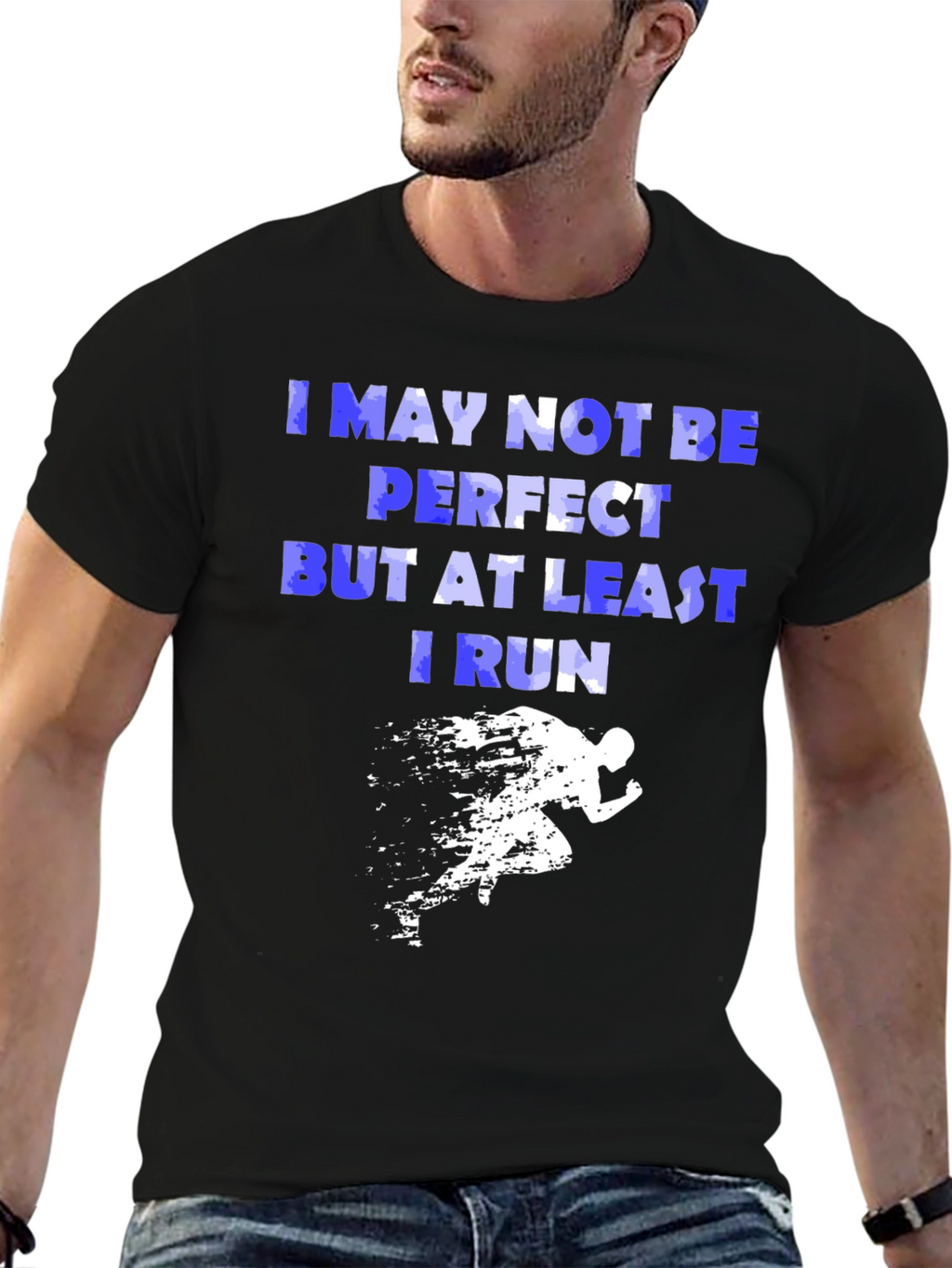 I Run Mens Graphic Tee