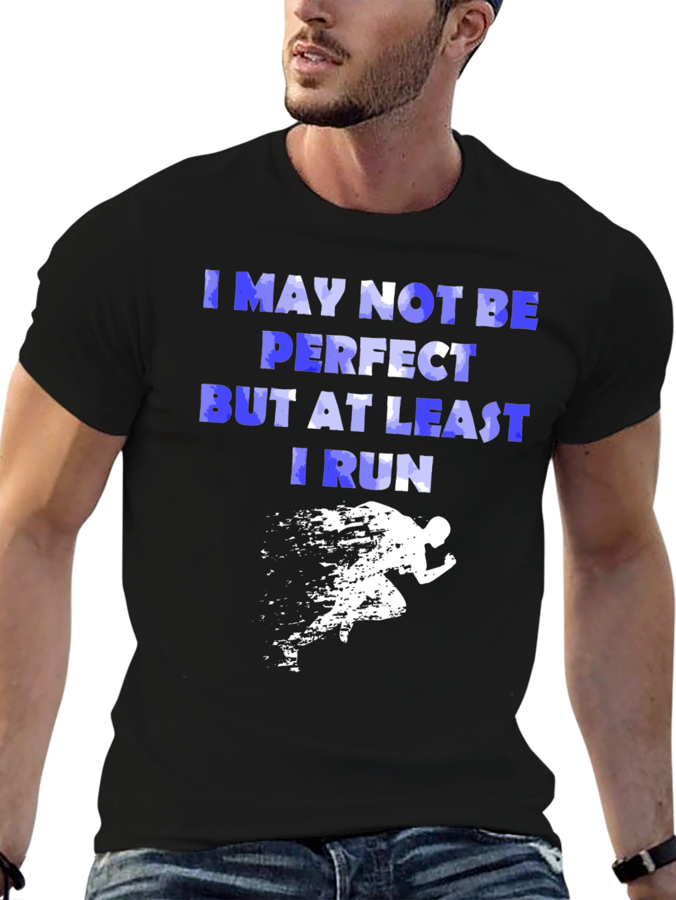 I Run Mens Graphic Tee