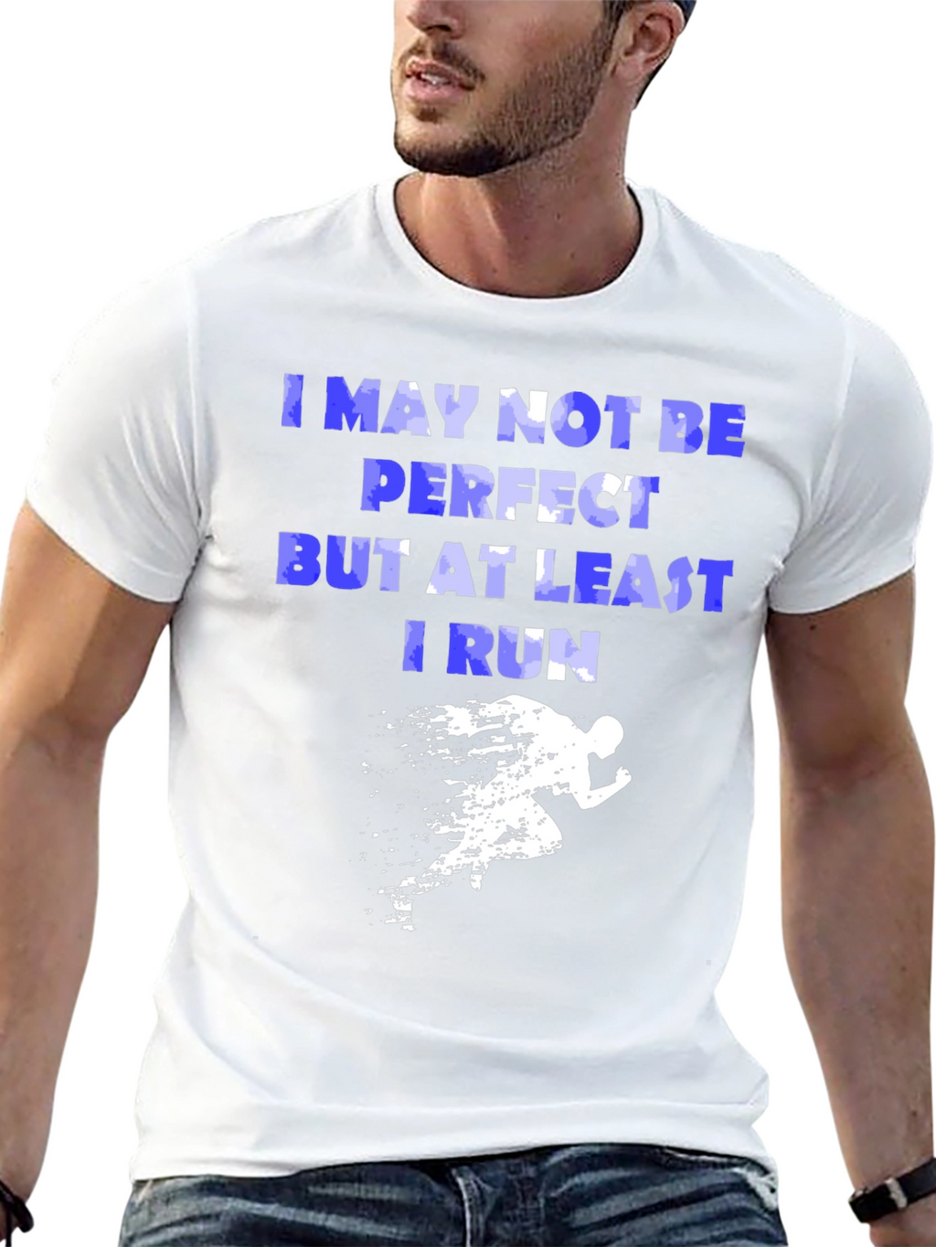 I Run Mens Graphic Tee