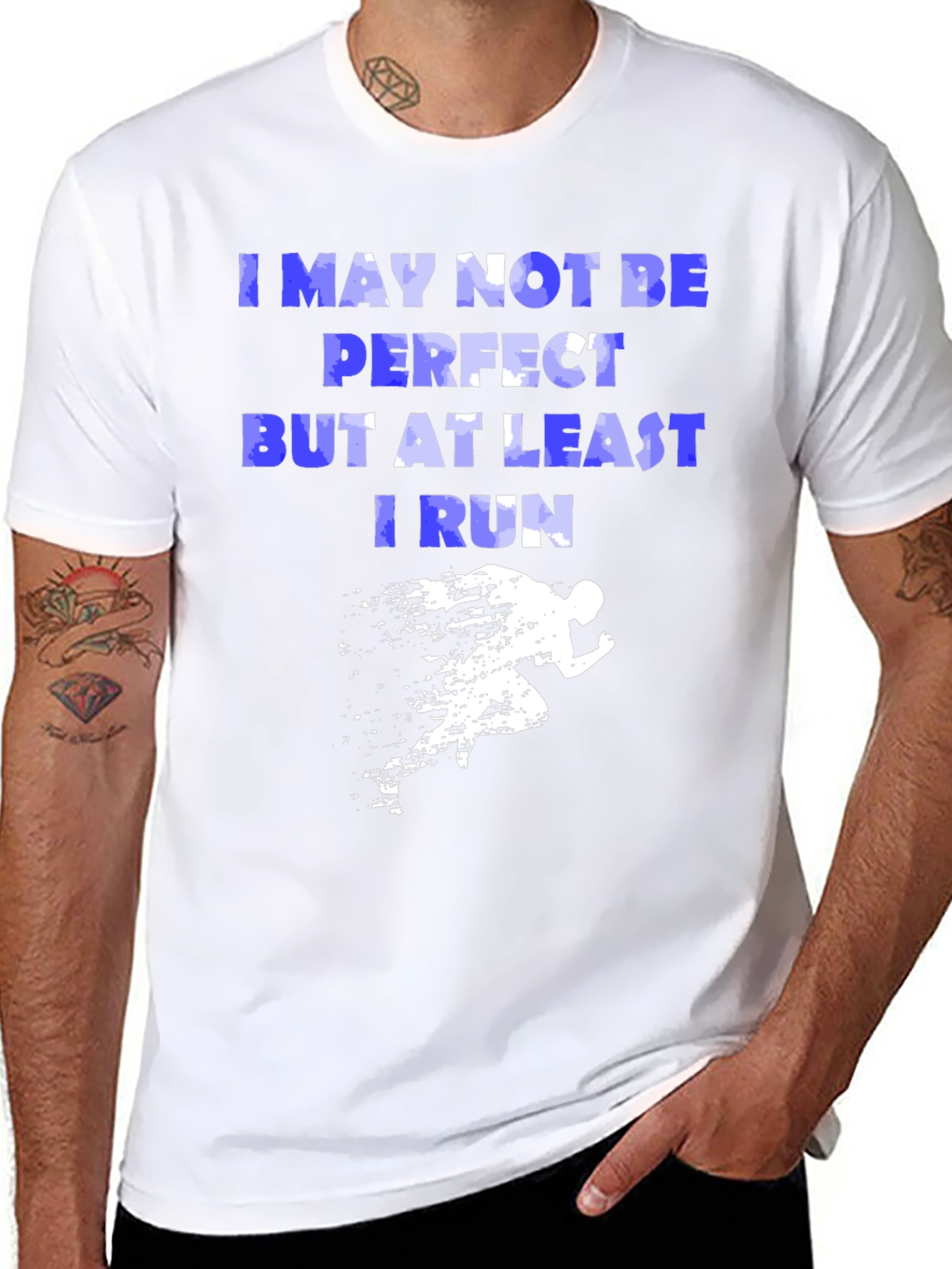 I Run Mens Graphic Tee