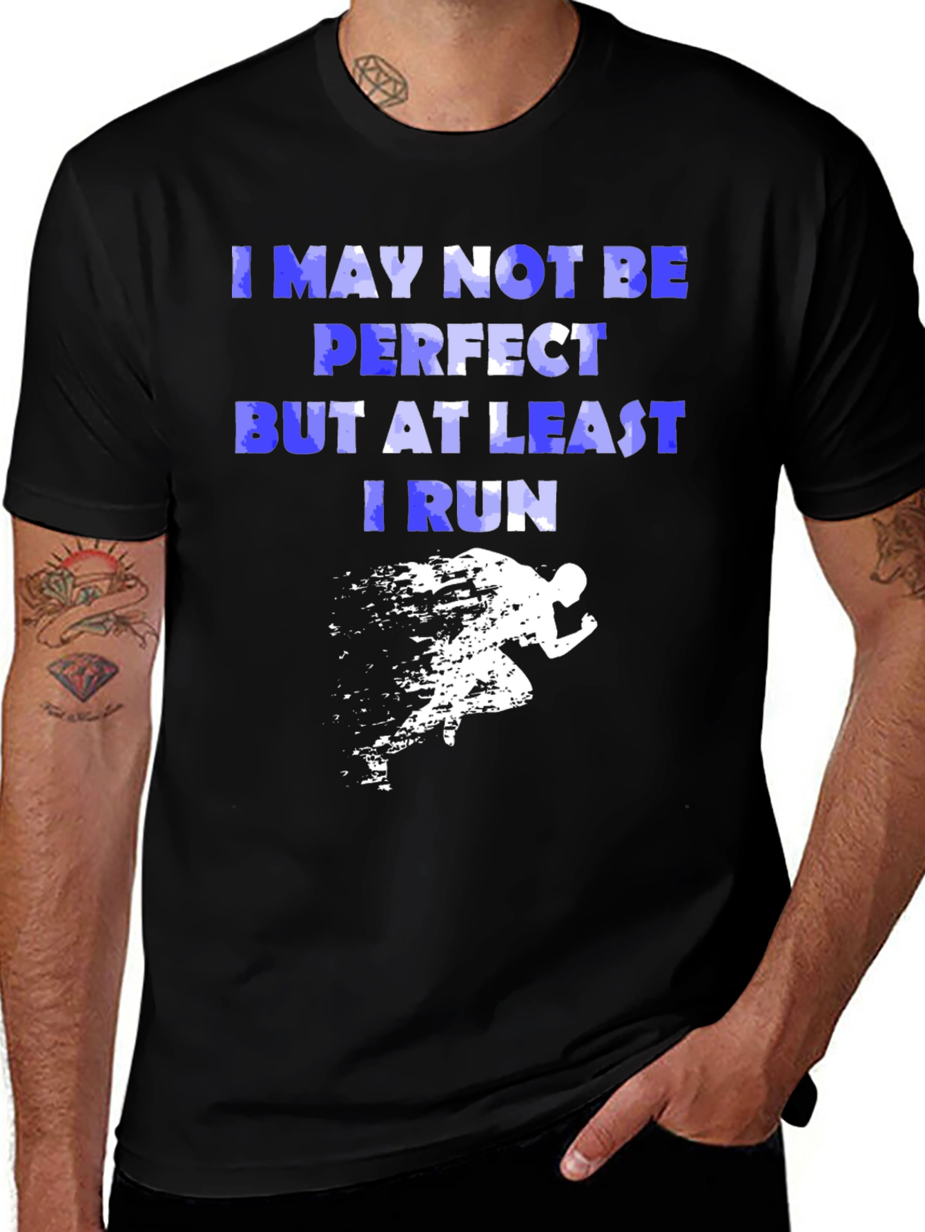I Run Mens Graphic Tee