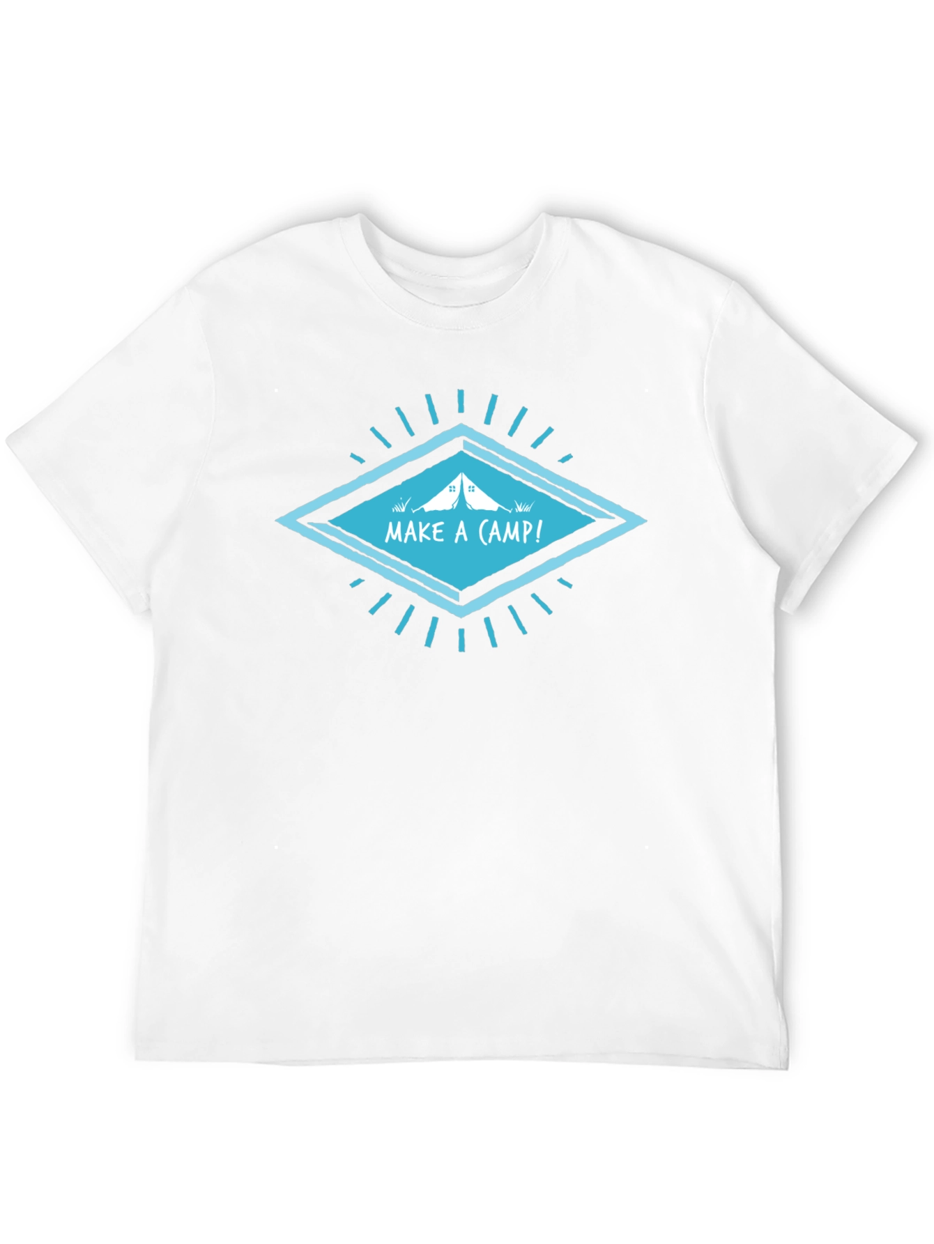 Make A Camp! Black Graphic Tee