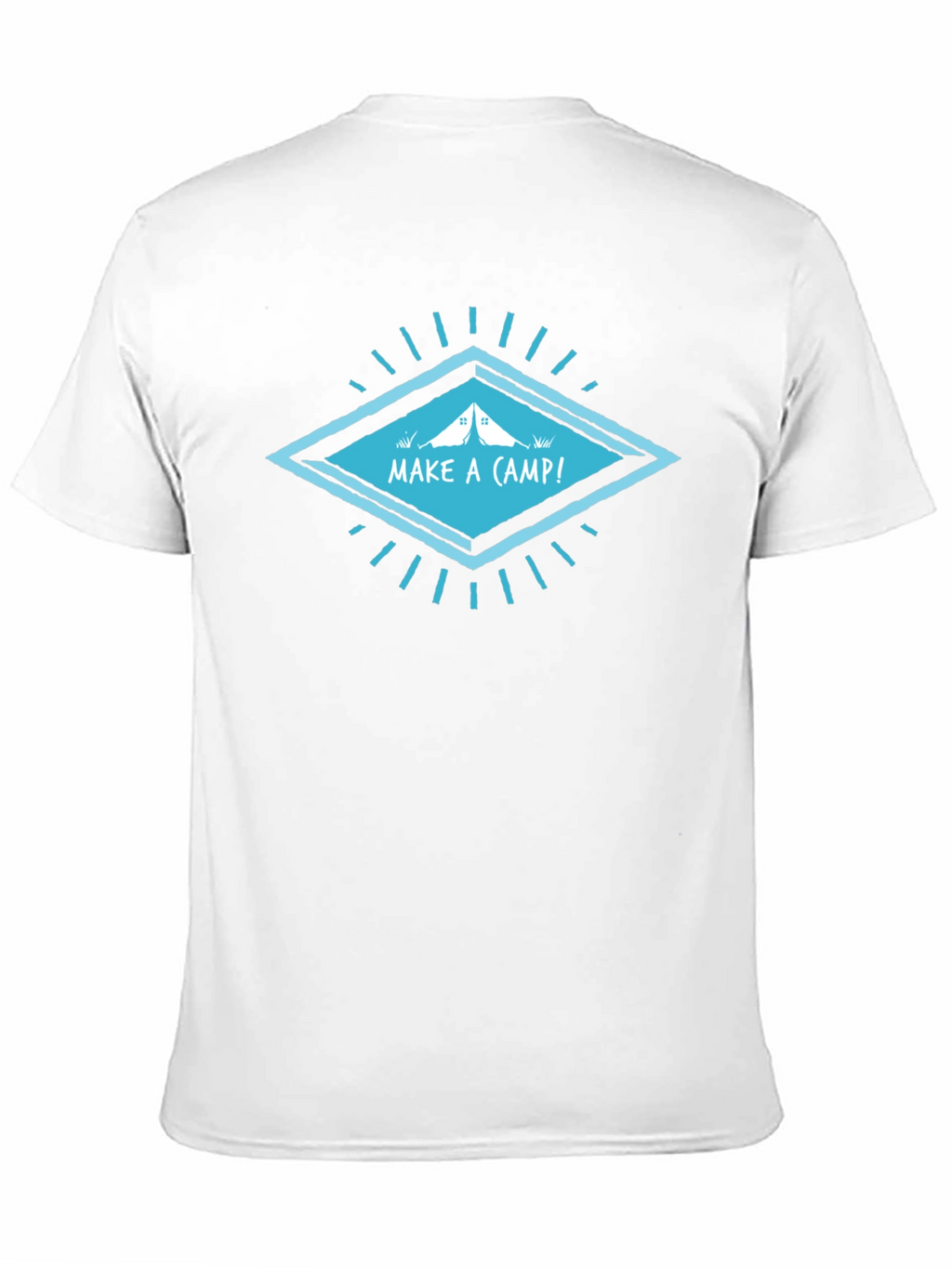 Make A Camp! Black Graphic Tee