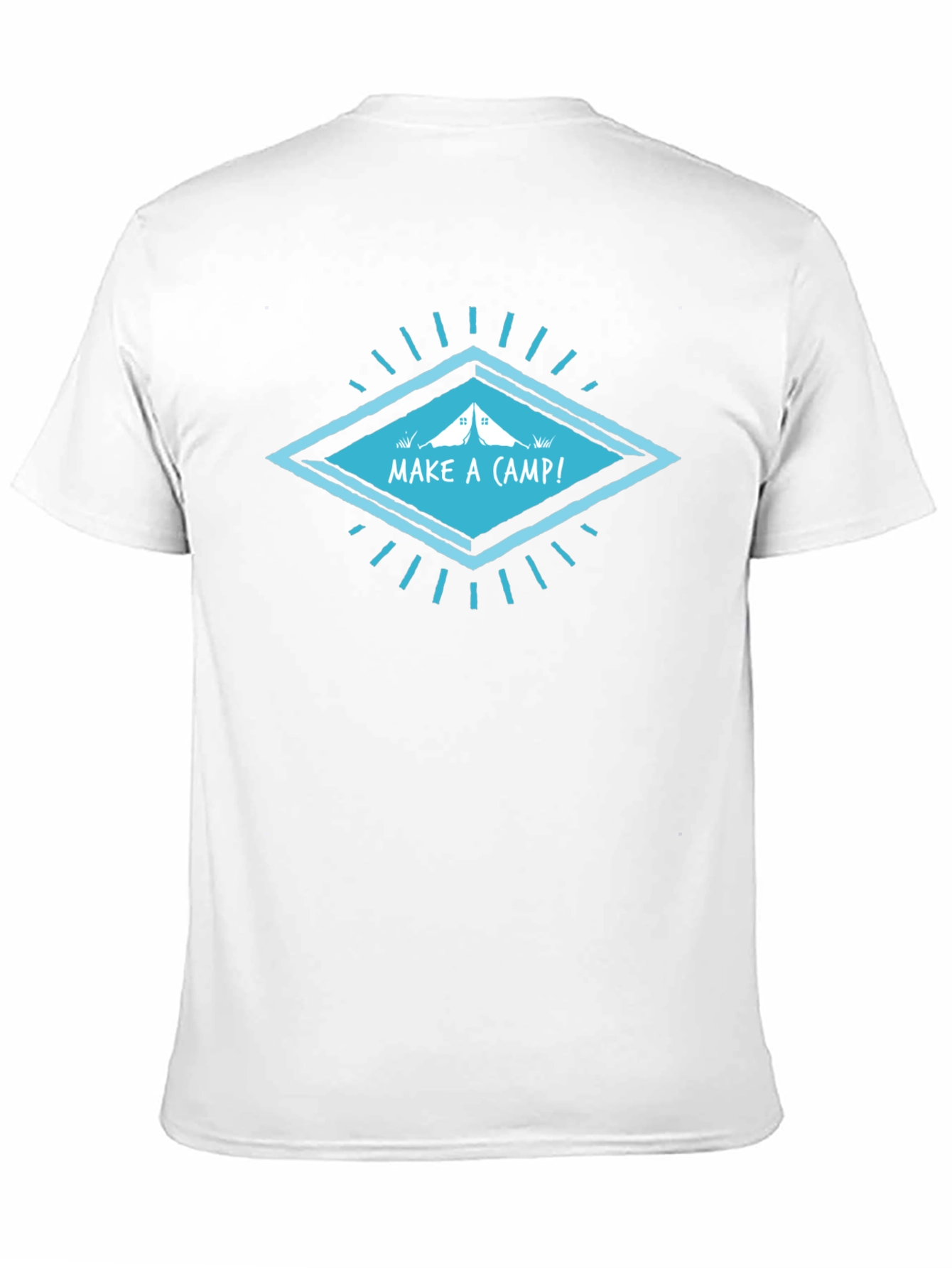 Make A Camp! Black Graphic Tee