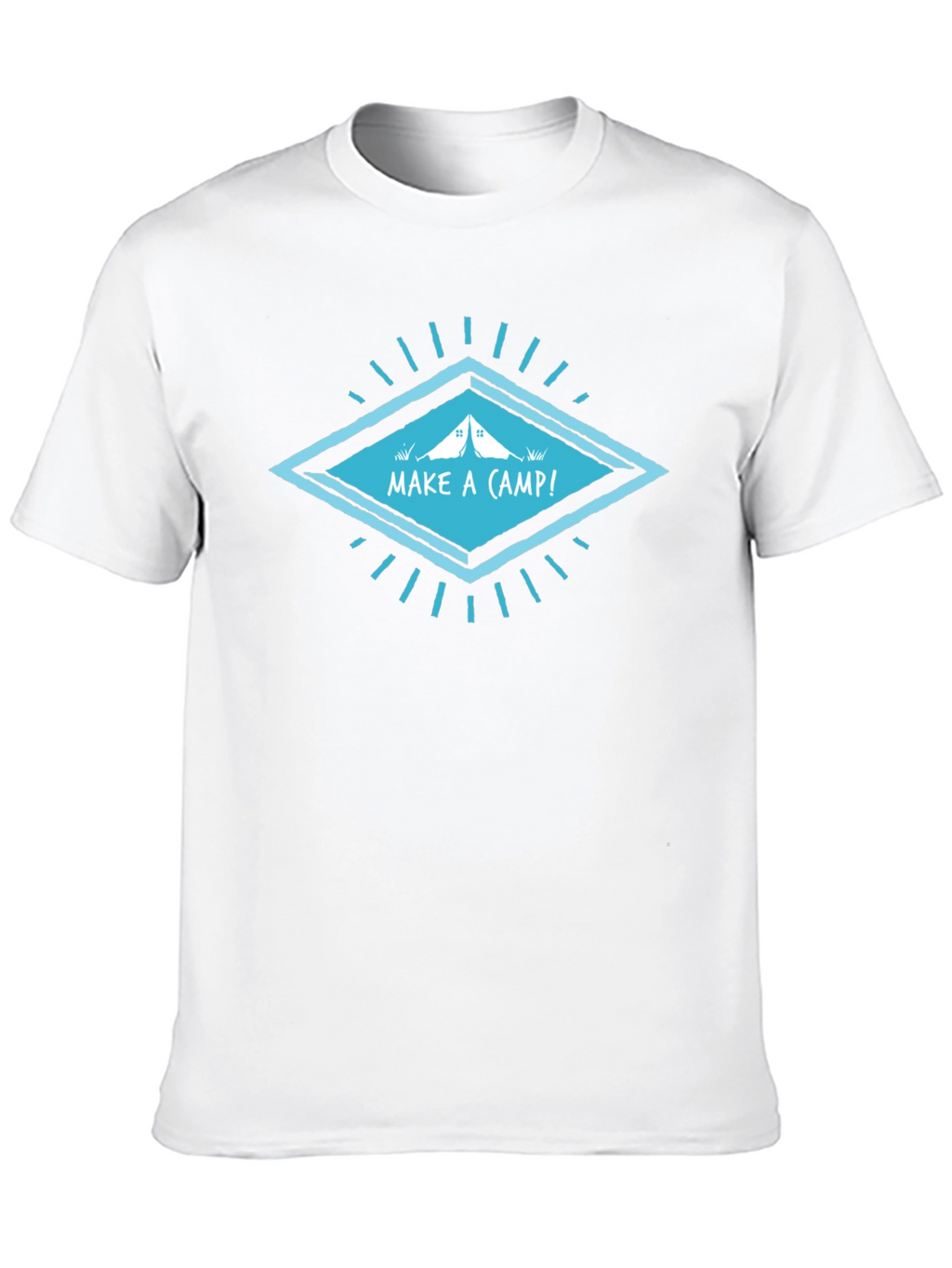 Make A Camp! Black Graphic Tee