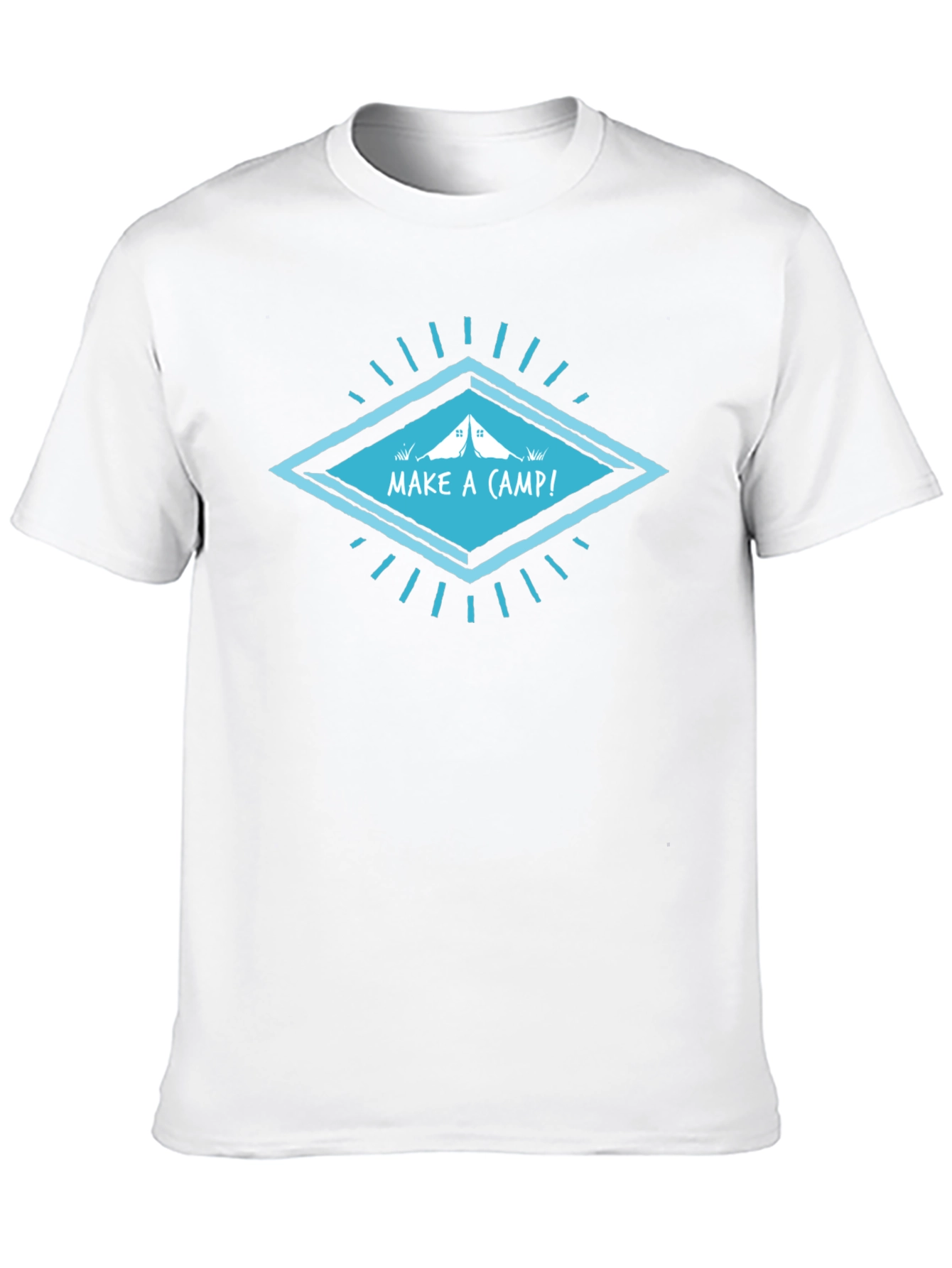 Make A Camp! Black Graphic Tee