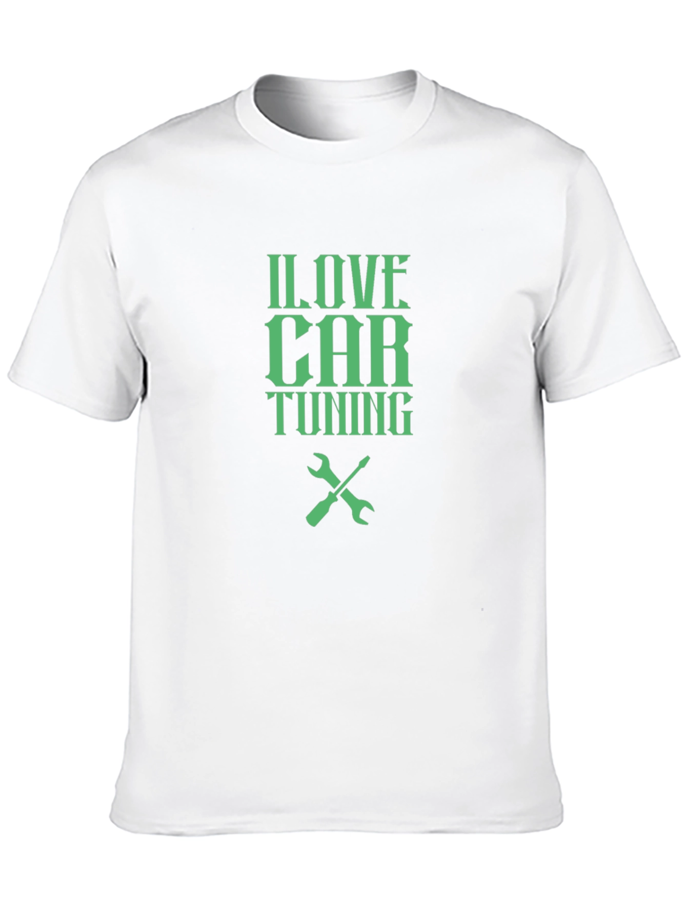 I Love Car Tuning T-Shirt - Black Crew Neck