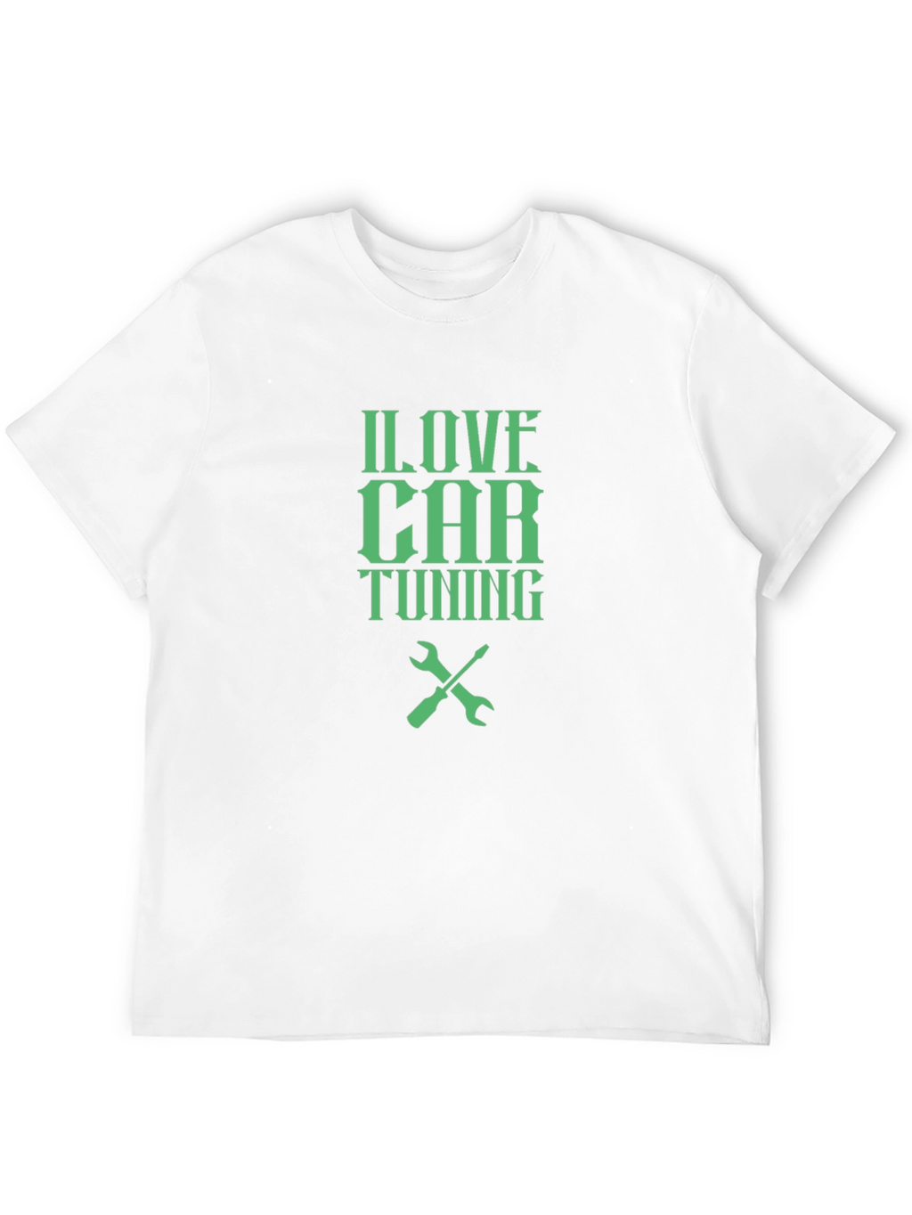 I Love Car Tuning T-Shirt - Black Crew Neck