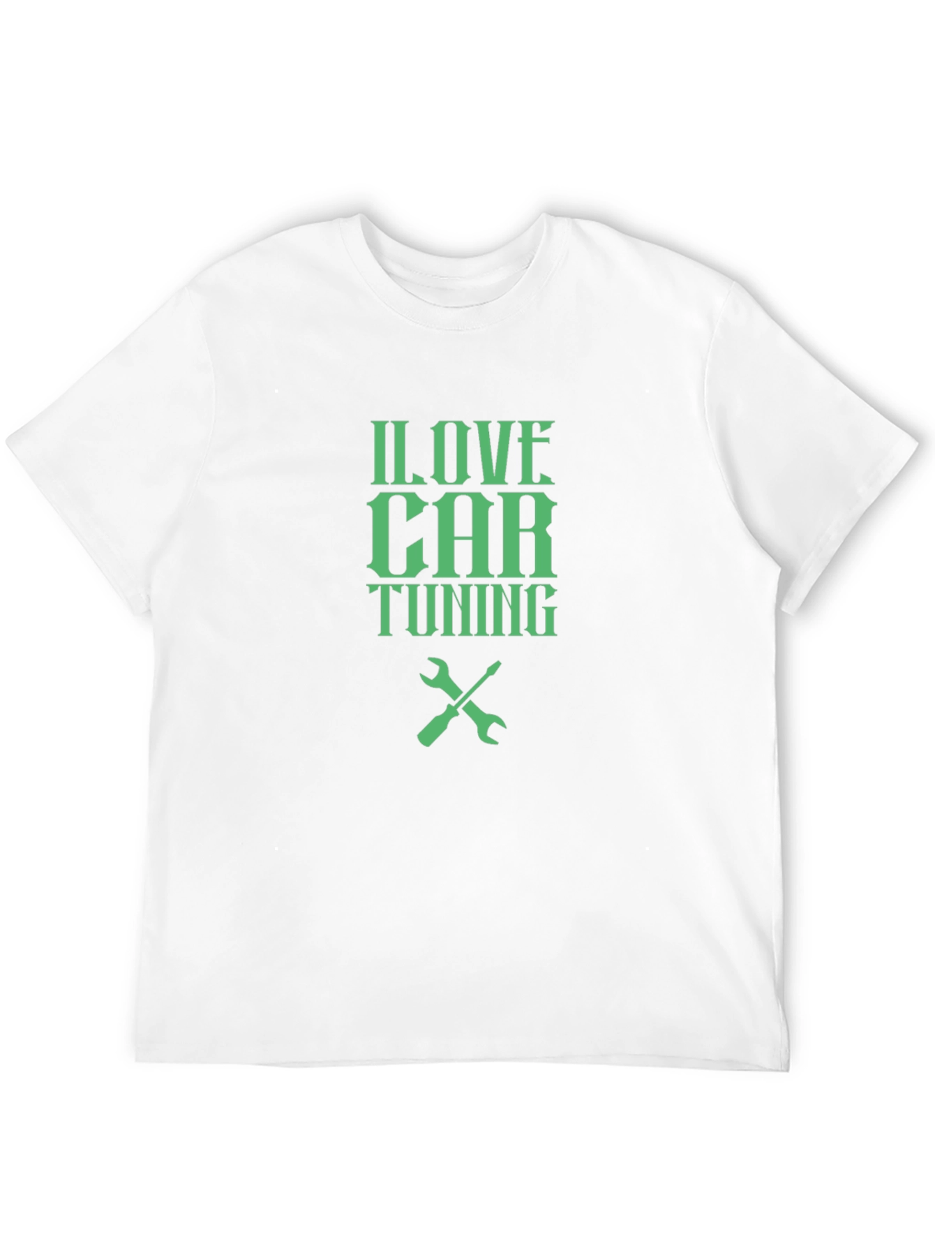 I Love Car Tuning T-Shirt - Black Crew Neck