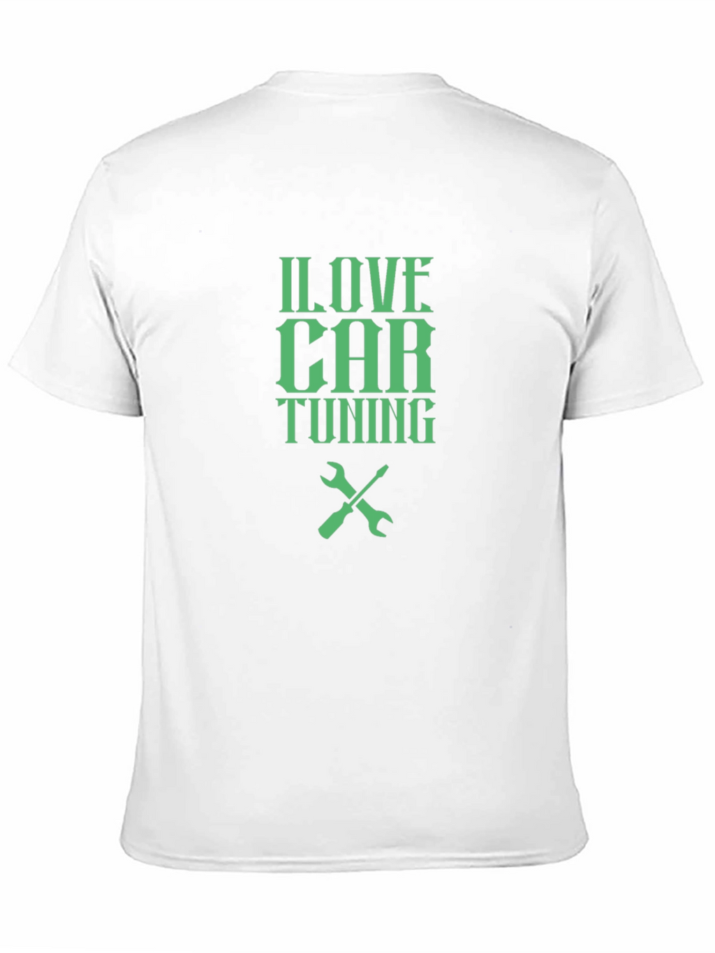 I Love Car Tuning T-Shirt - Black Crew Neck