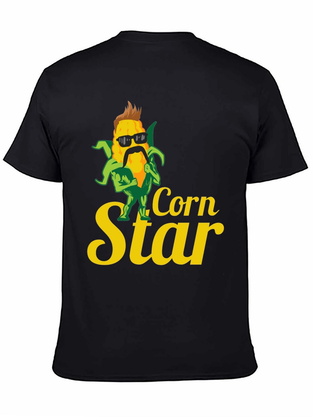 Corn Star Graphic Tee - Black