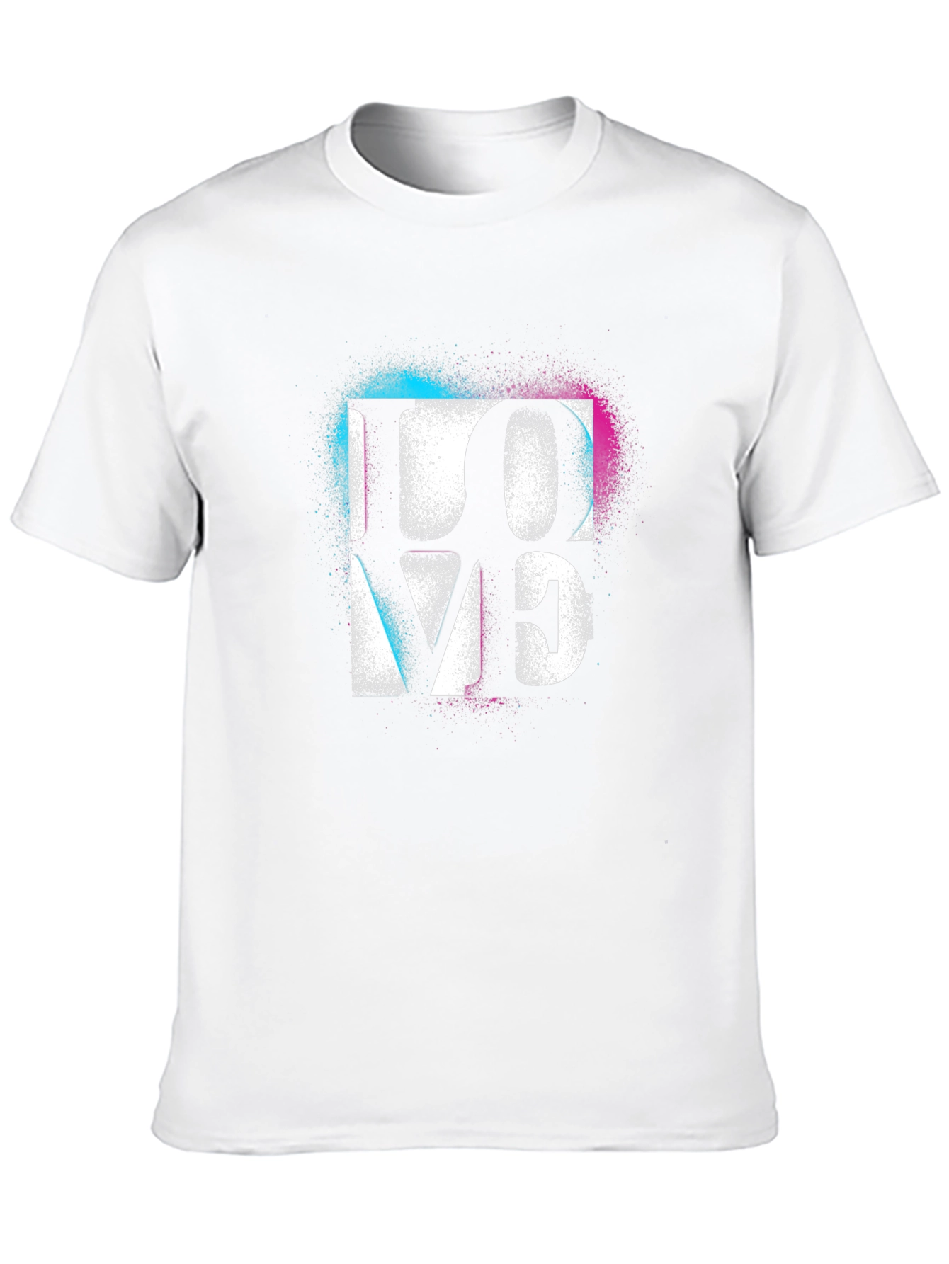 Love Graphic T-Shirt - Black Cotton Blend Tee