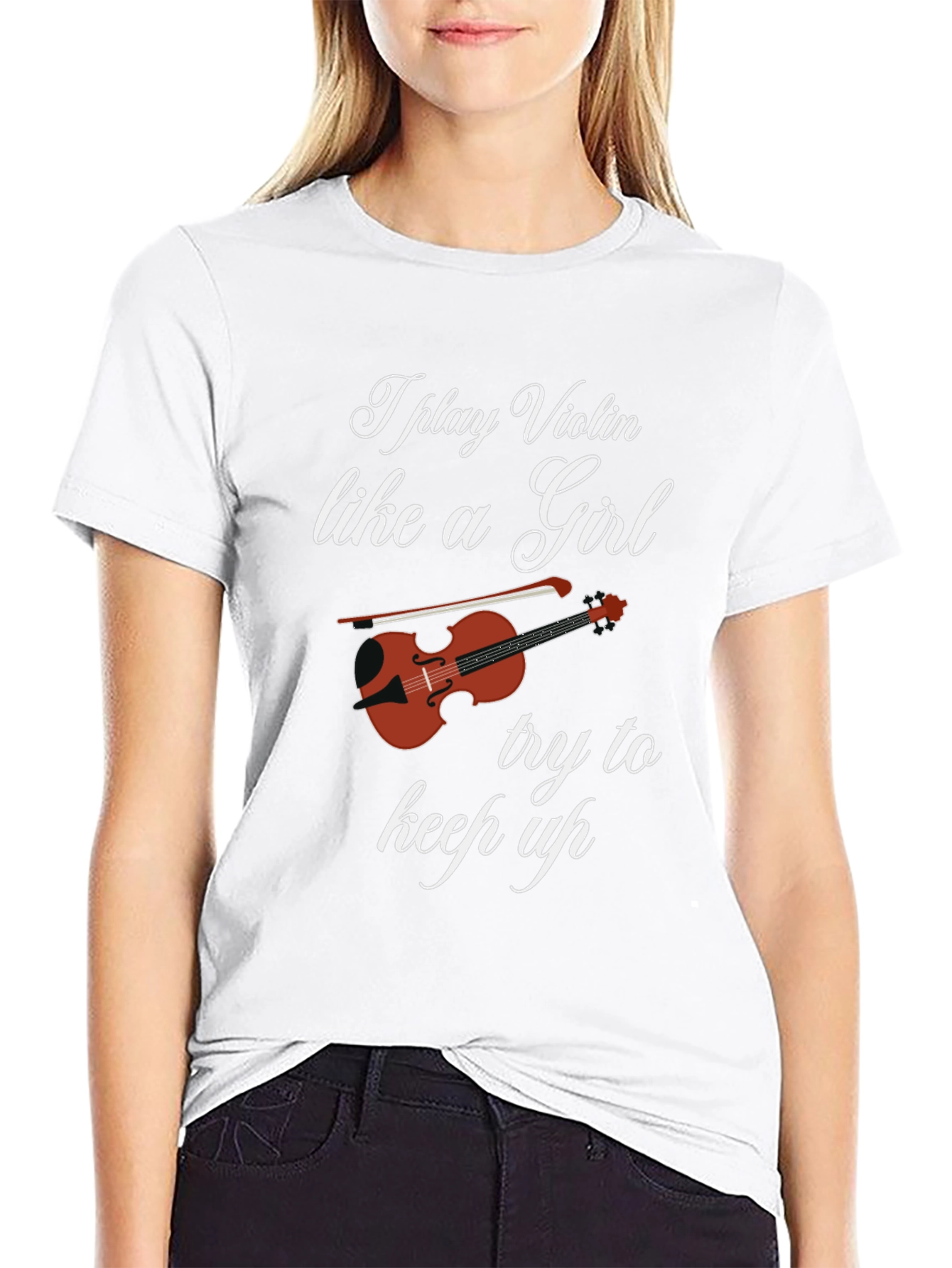 I Play Violin Like a Girl T-Shirt