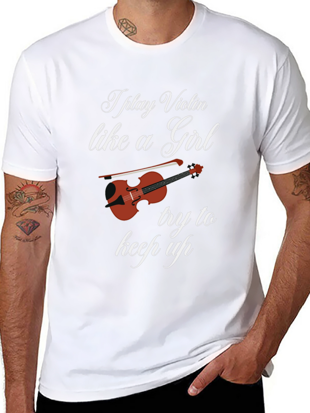 I Play Violin Like a Girl T-Shirt