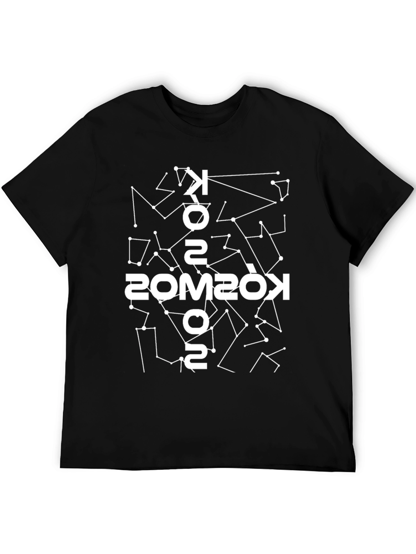 Cosmos Constellation Graphic Tee - Black