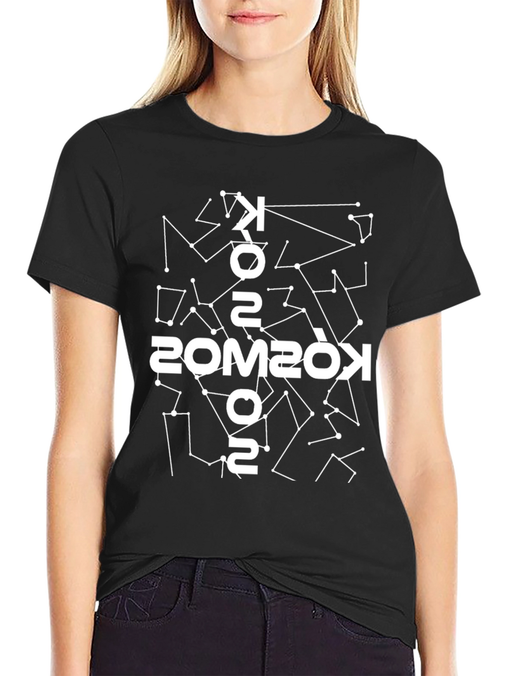 Cosmos Constellation Graphic Tee - Black
