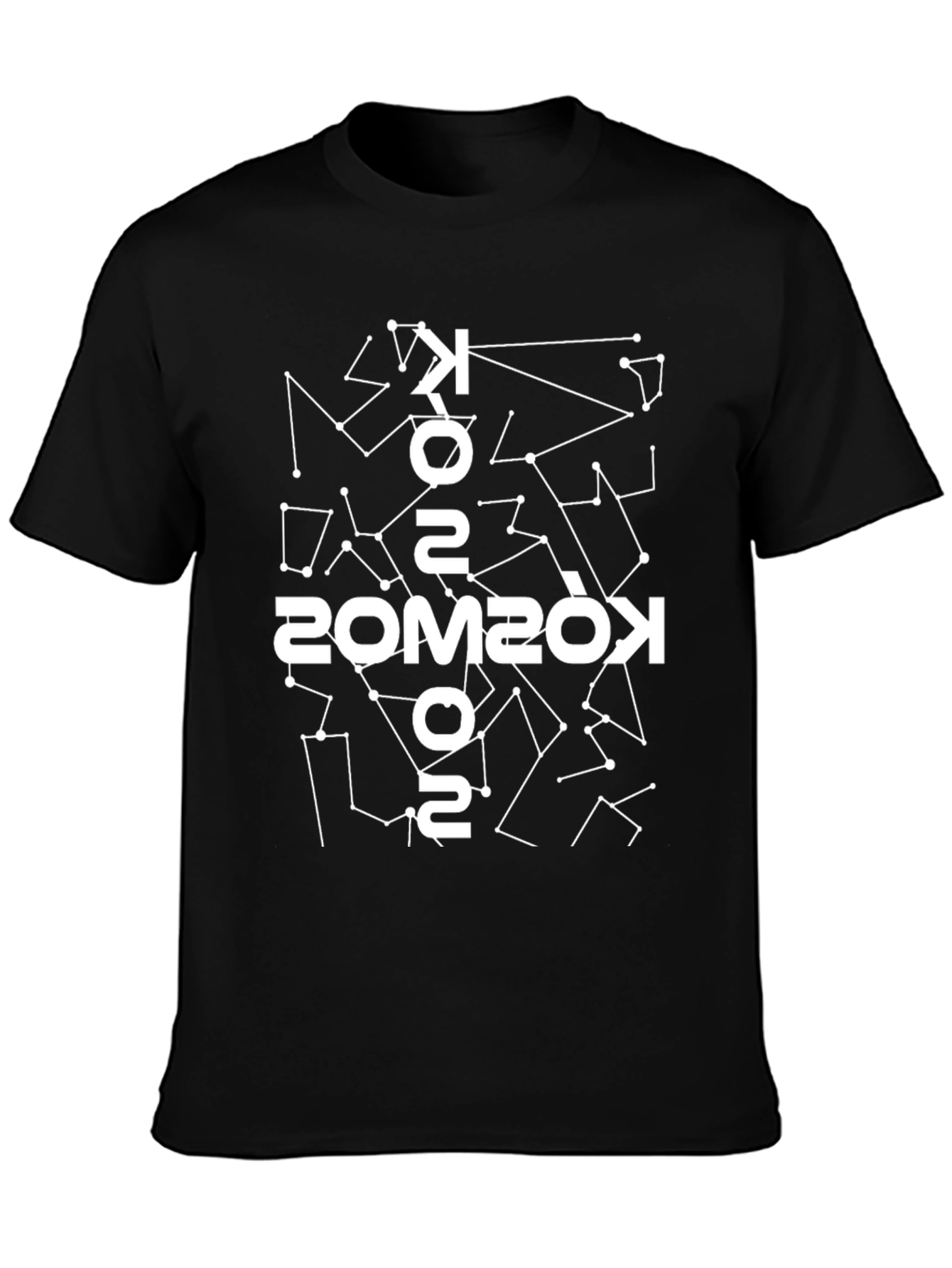 Cosmos Constellation Graphic Tee - Black