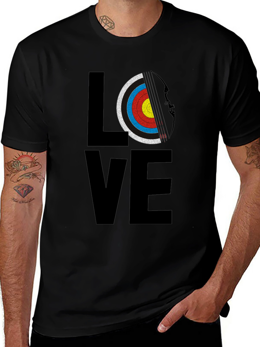 Archery Love T-Shirt - Archers Target Graphic Tee