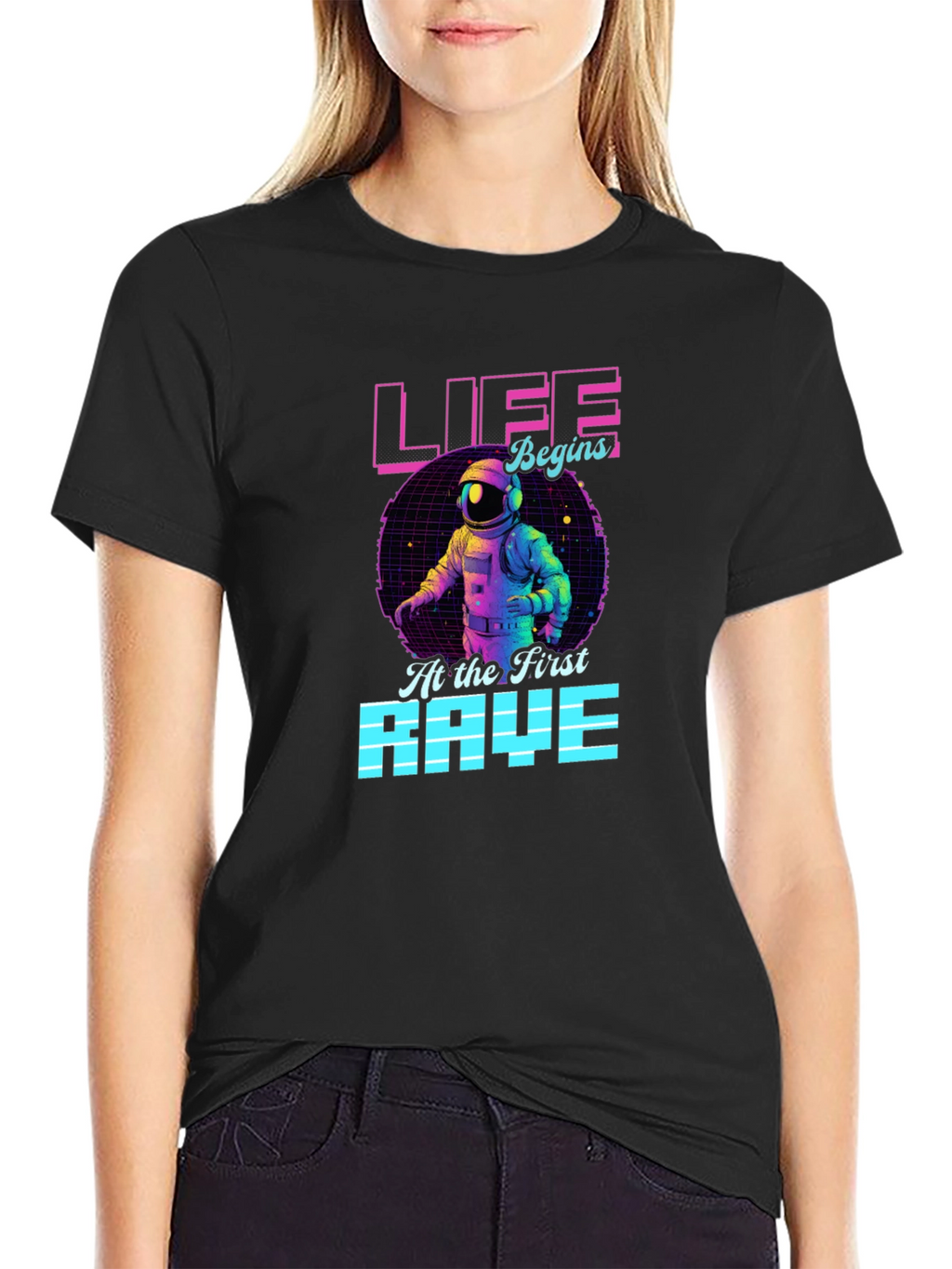 Life Begins At The First Rave T-Shirt