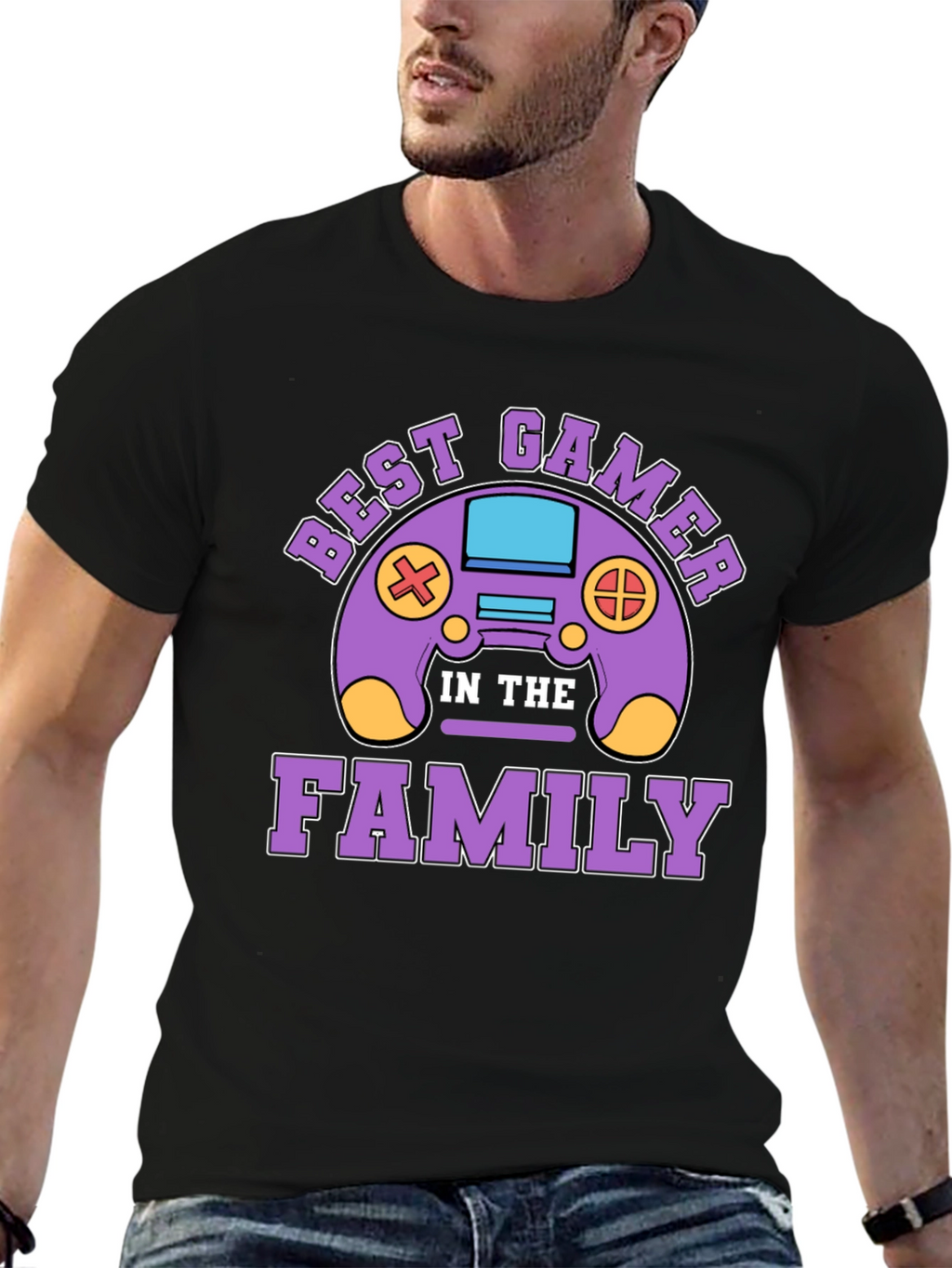 Best Gamer In The Family Graphic T-Shirt