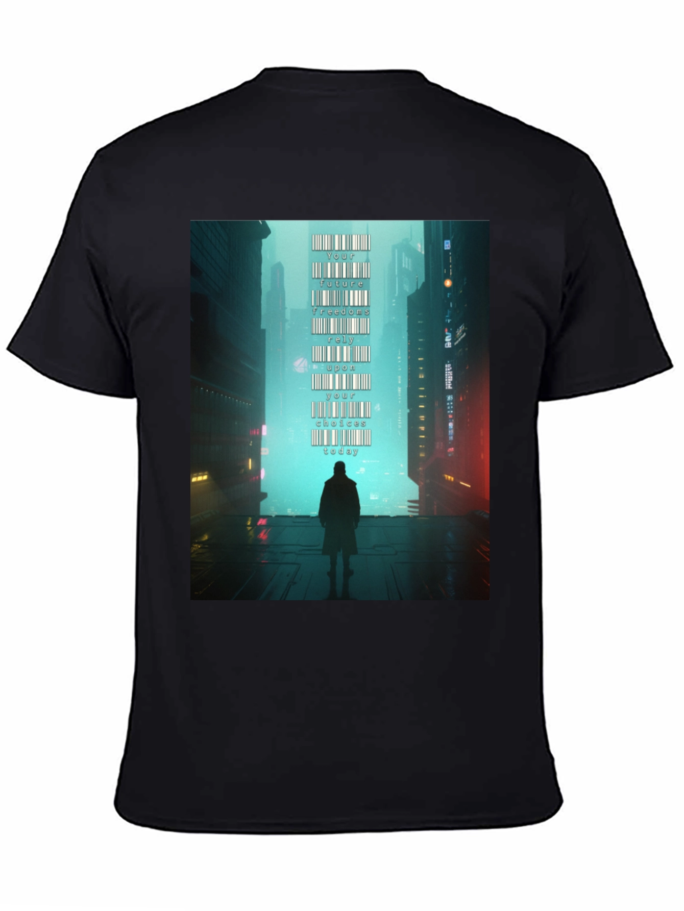 Cyberpunk Barcode T-Shirt