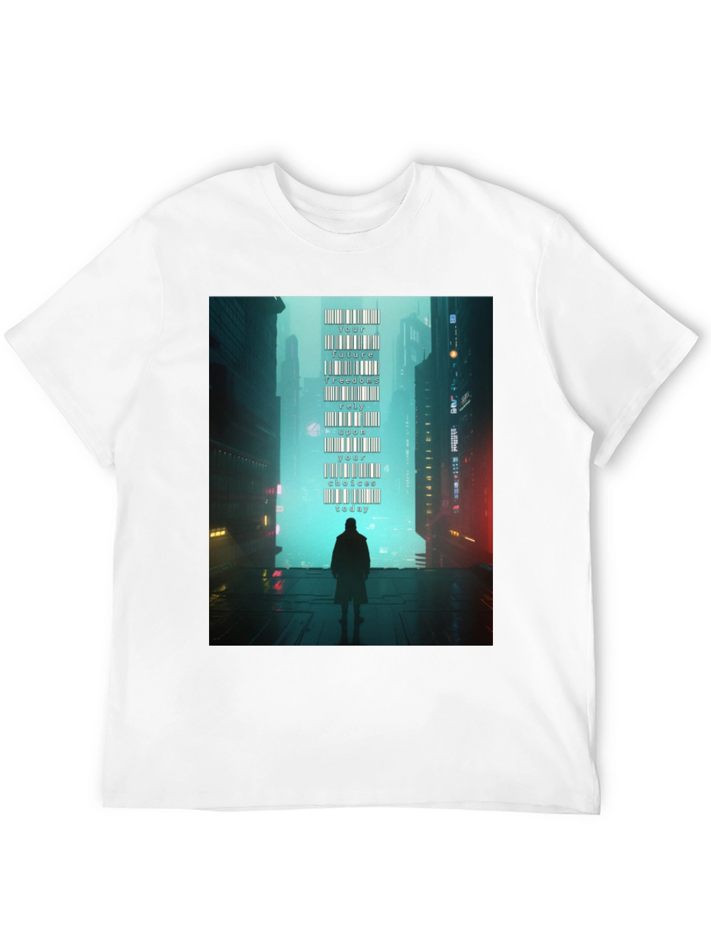 Cyberpunk Barcode T-Shirt