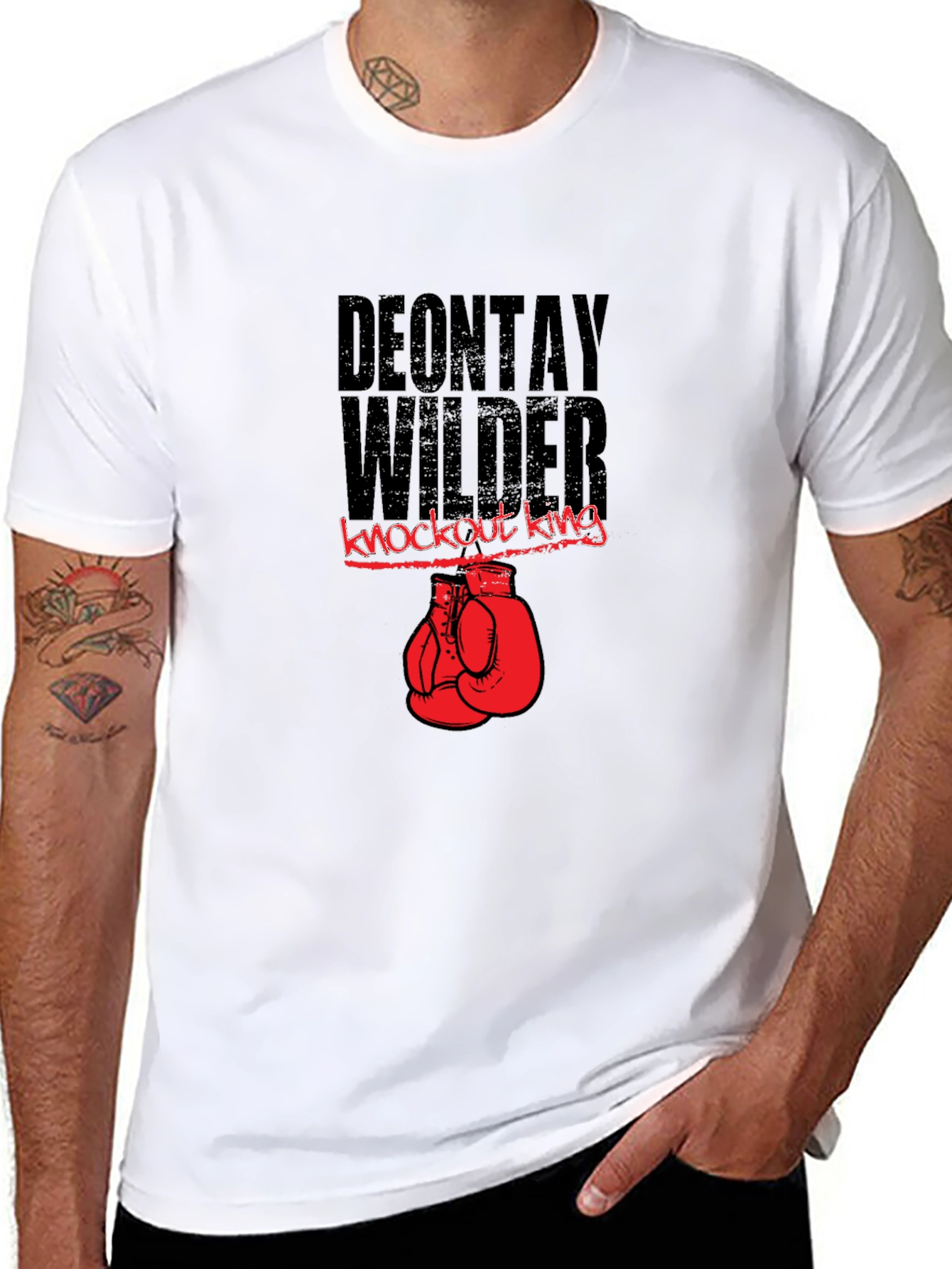 Deontay Wilder Knockout King Graphic T-Shirt