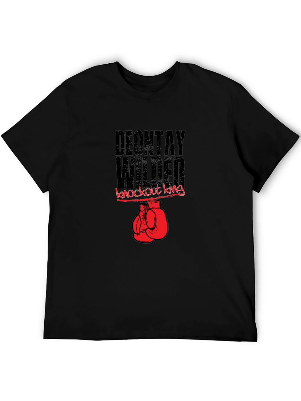 Deontay Wilder Knockout King Graphic T-Shirt