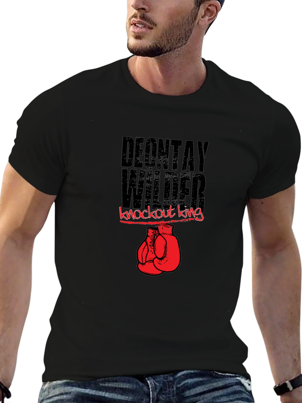 Deontay Wilder Knockout King Graphic T-Shirt