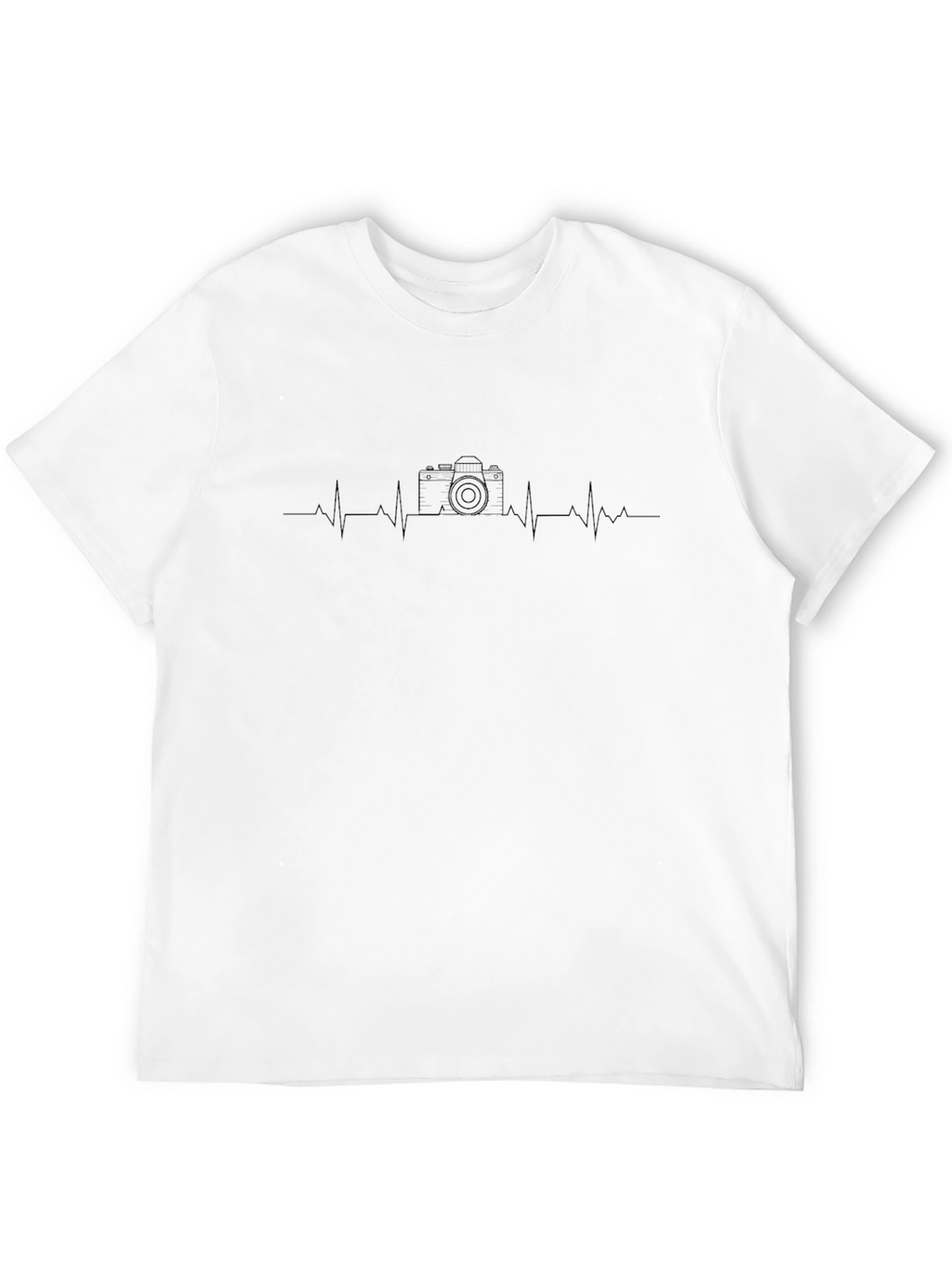 Camera Heartbeat T-Shirt - Photography Lover Tee