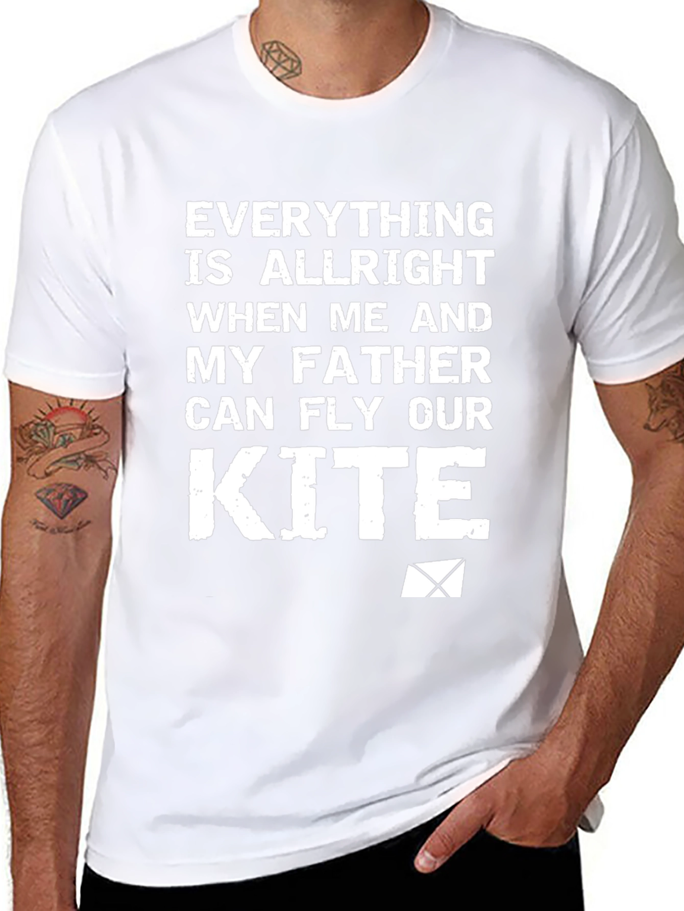 Father & Son Kite T-Shirt - Everything Is Alright