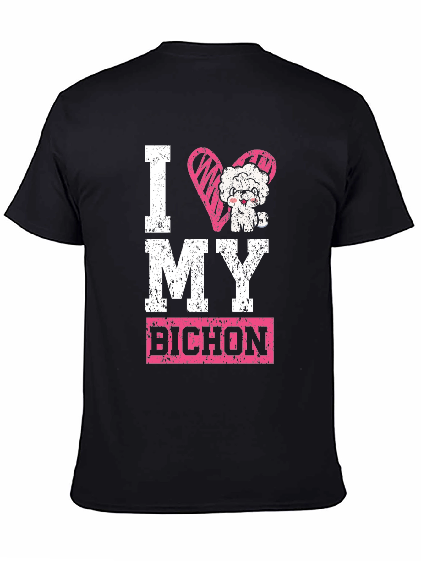 I Love My Bichon T-Shirt - Cute Dog Graphic Tee
