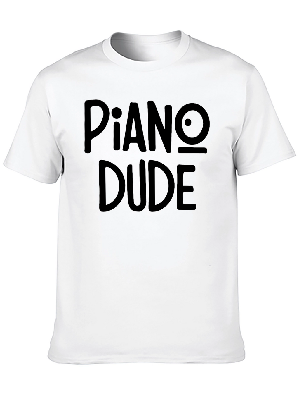 Piano Dude Graphic T-Shirt - Black